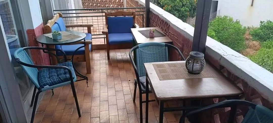 Property building in Hotel zakros rooms-restaurant