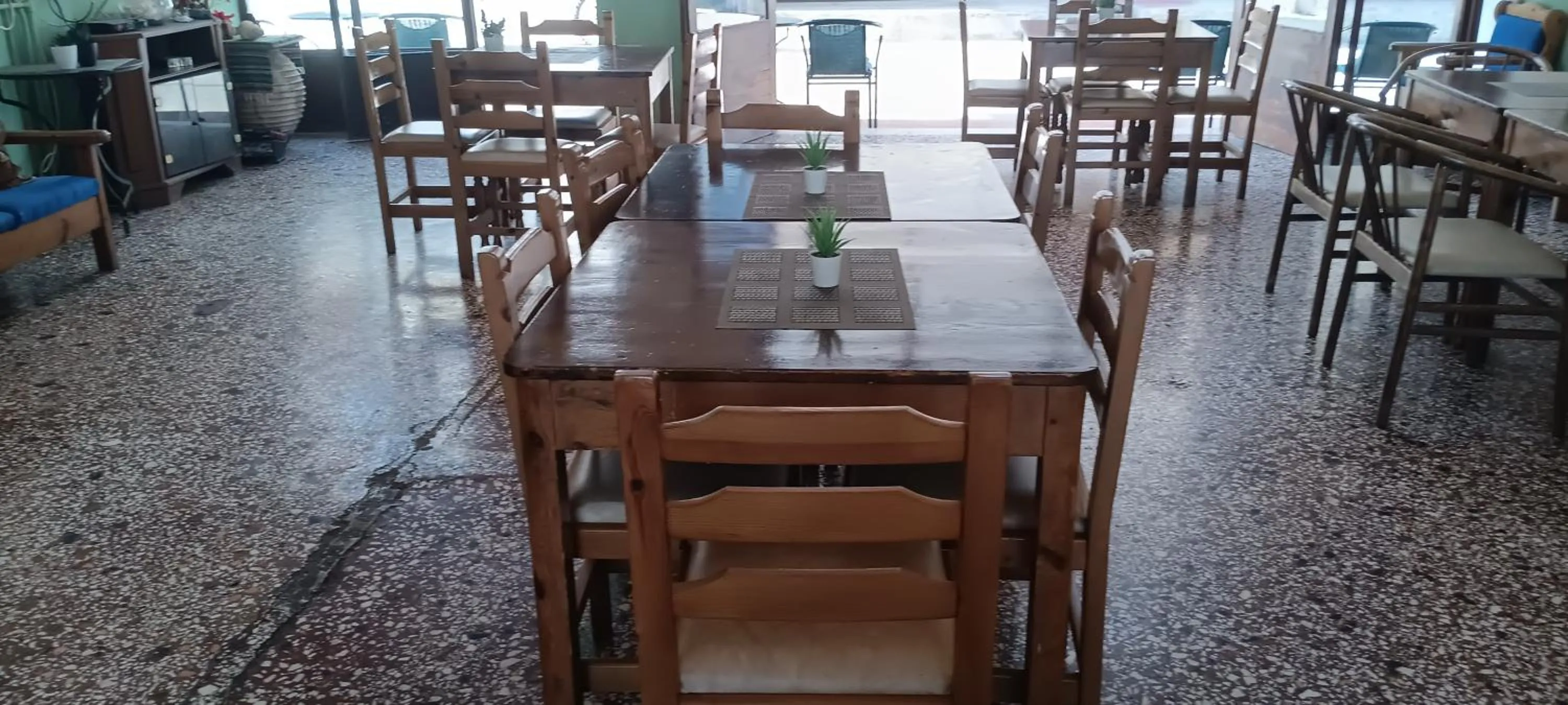 Property building in Hotel zakros rooms-restaurant