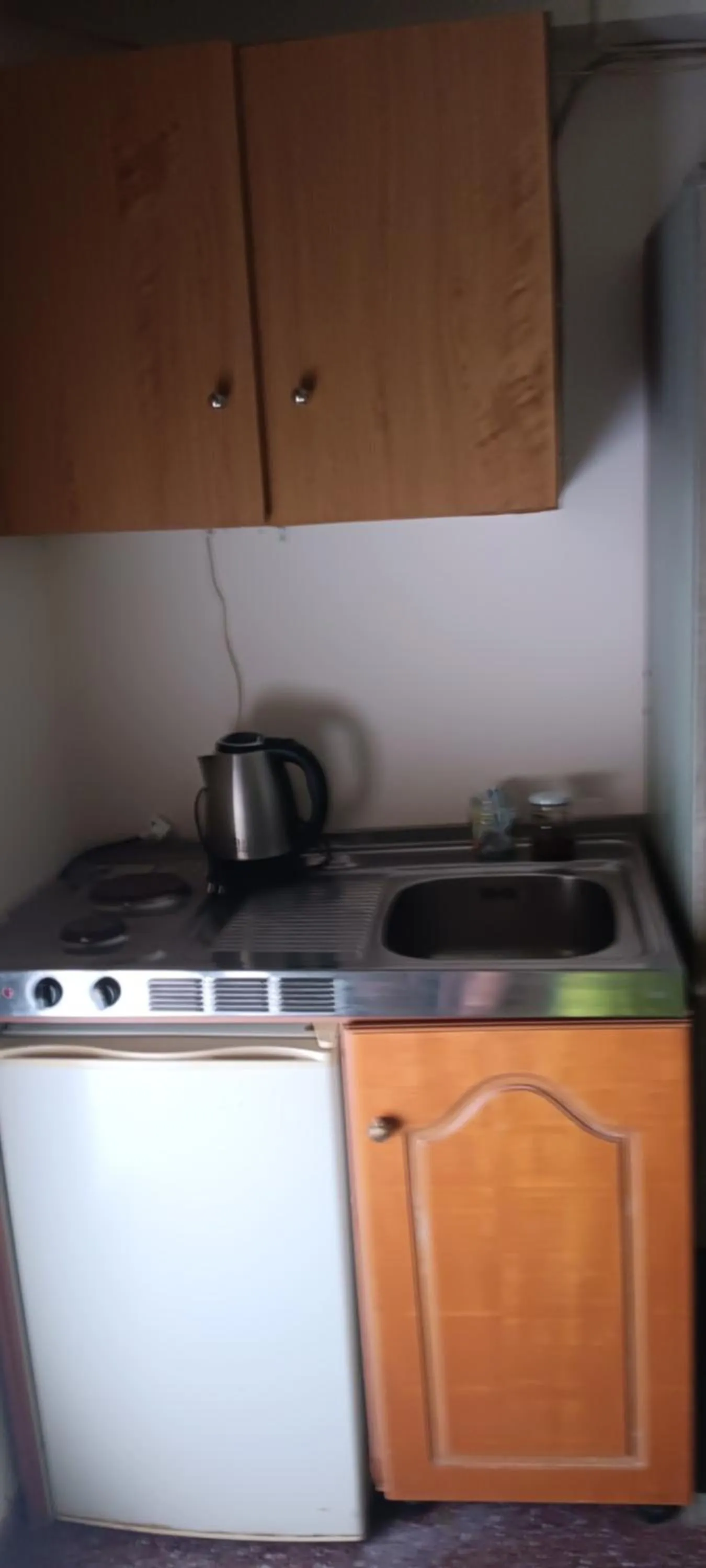 Kitchen or kitchenette in Hotel zakros rooms-restaurant