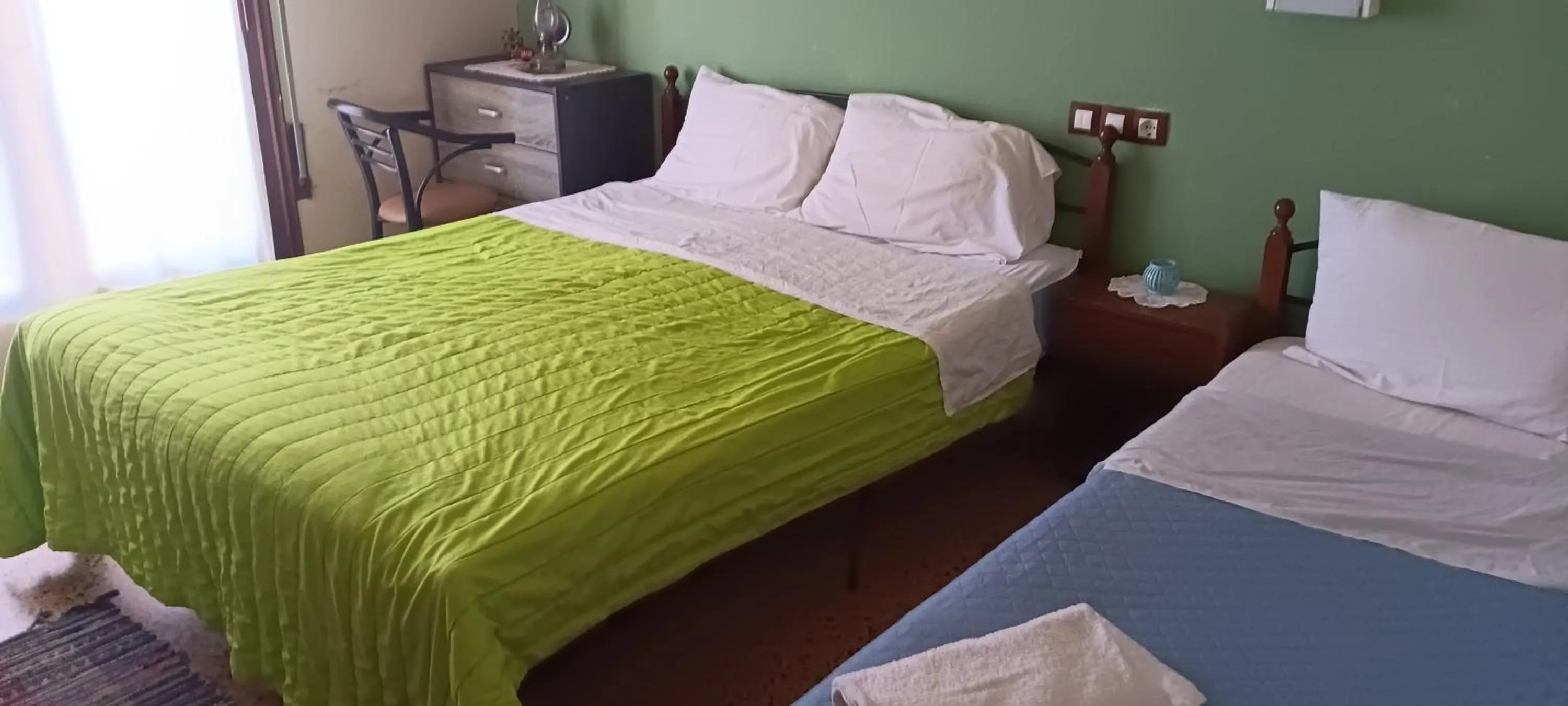 Bedroom, Bed in Hotel zakros rooms-restaurant