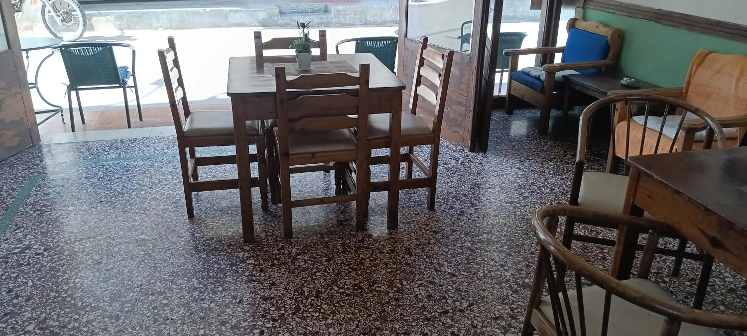 Property building in Hotel zakros rooms-restaurant