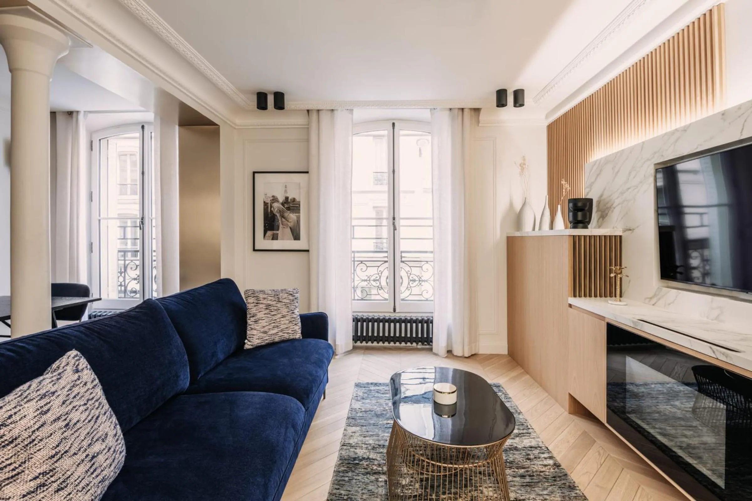 Living room in HIGHSTAY - Luxury Serviced Apartments - Louvre-Rivoli