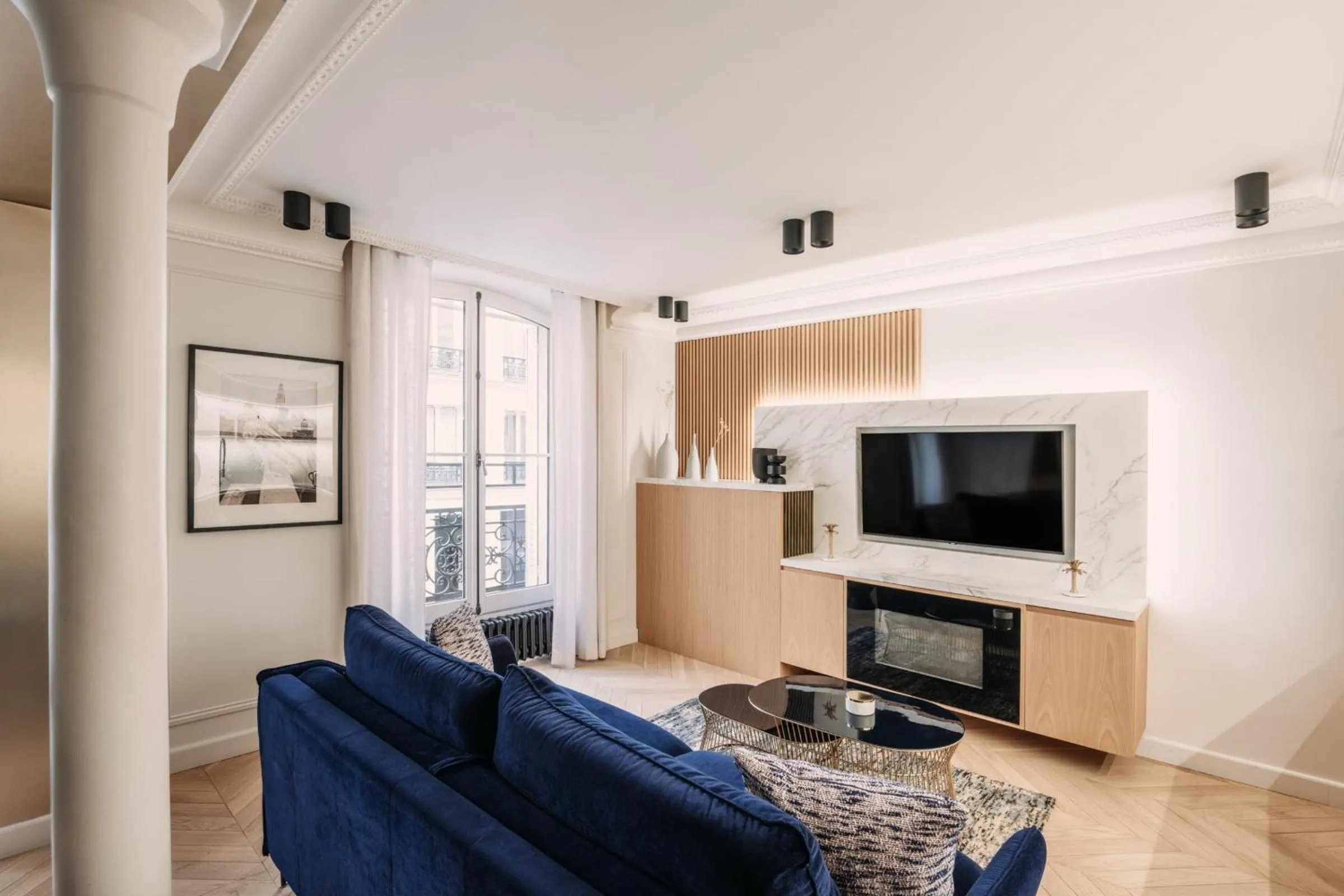 Living room in HIGHSTAY - Luxury Serviced Apartments - Louvre-Rivoli