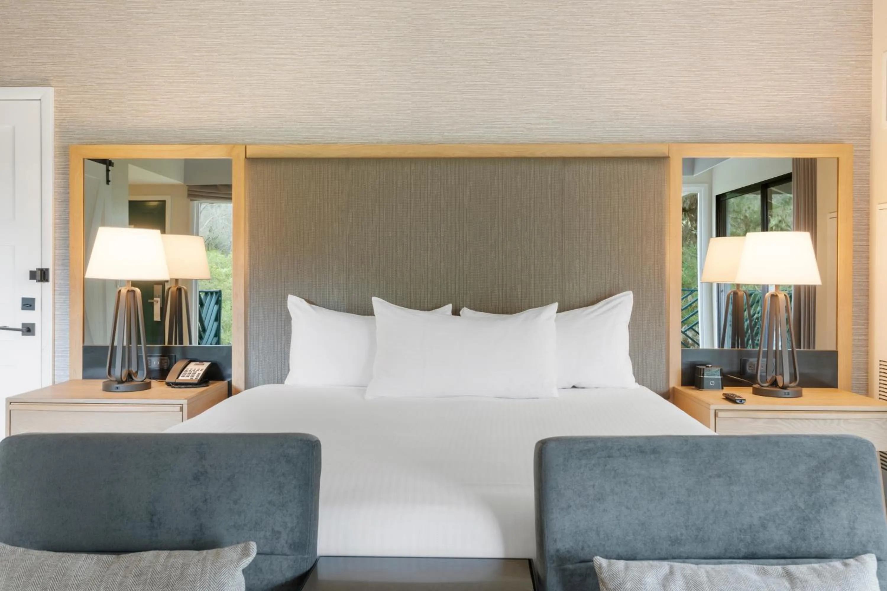 Bed in Pala Mesa Resort