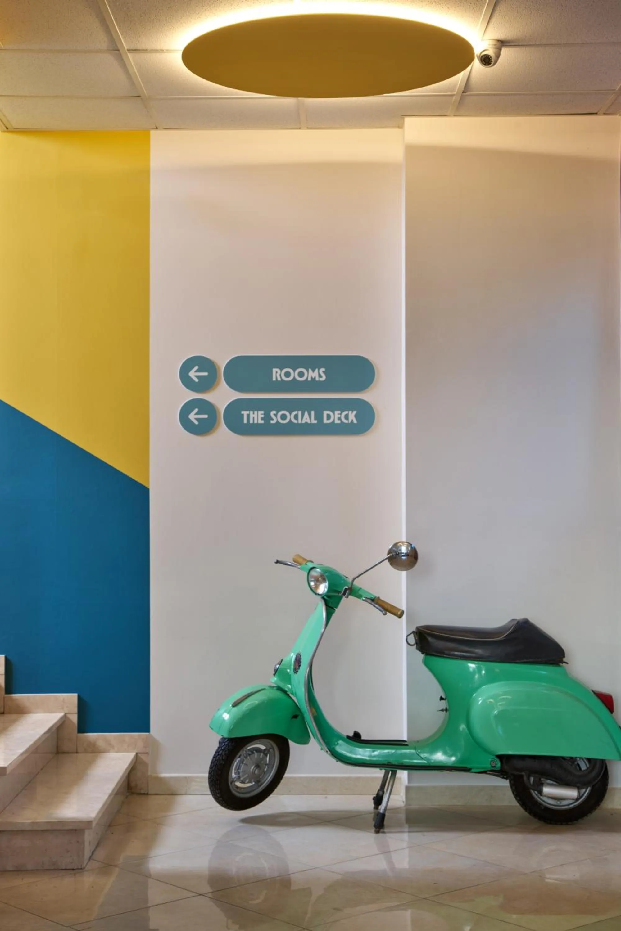 Decorative detail in La Vista Postcard Hotel