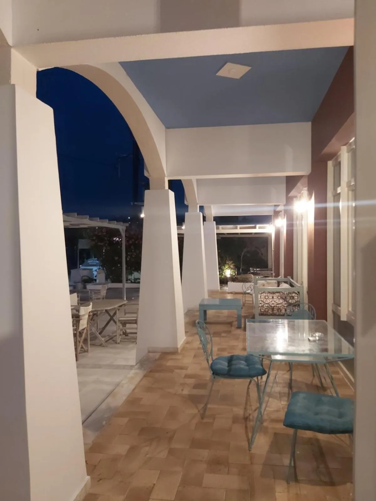 Patio in Alea Mare Hotel