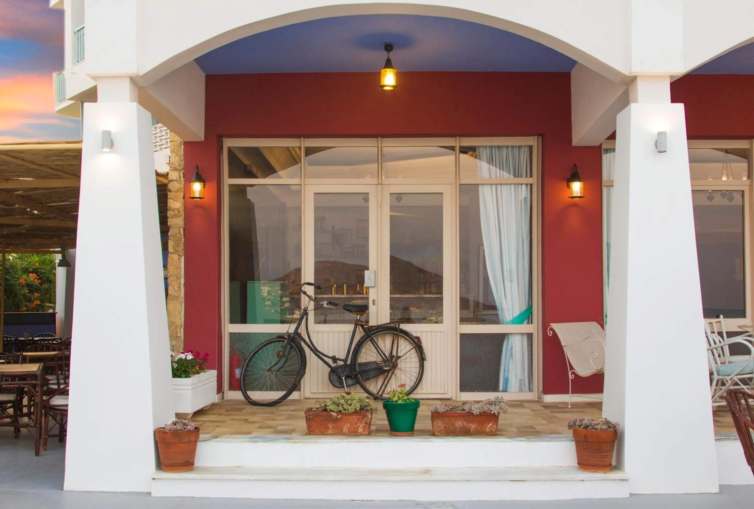 Patio in Alea Mare Hotel