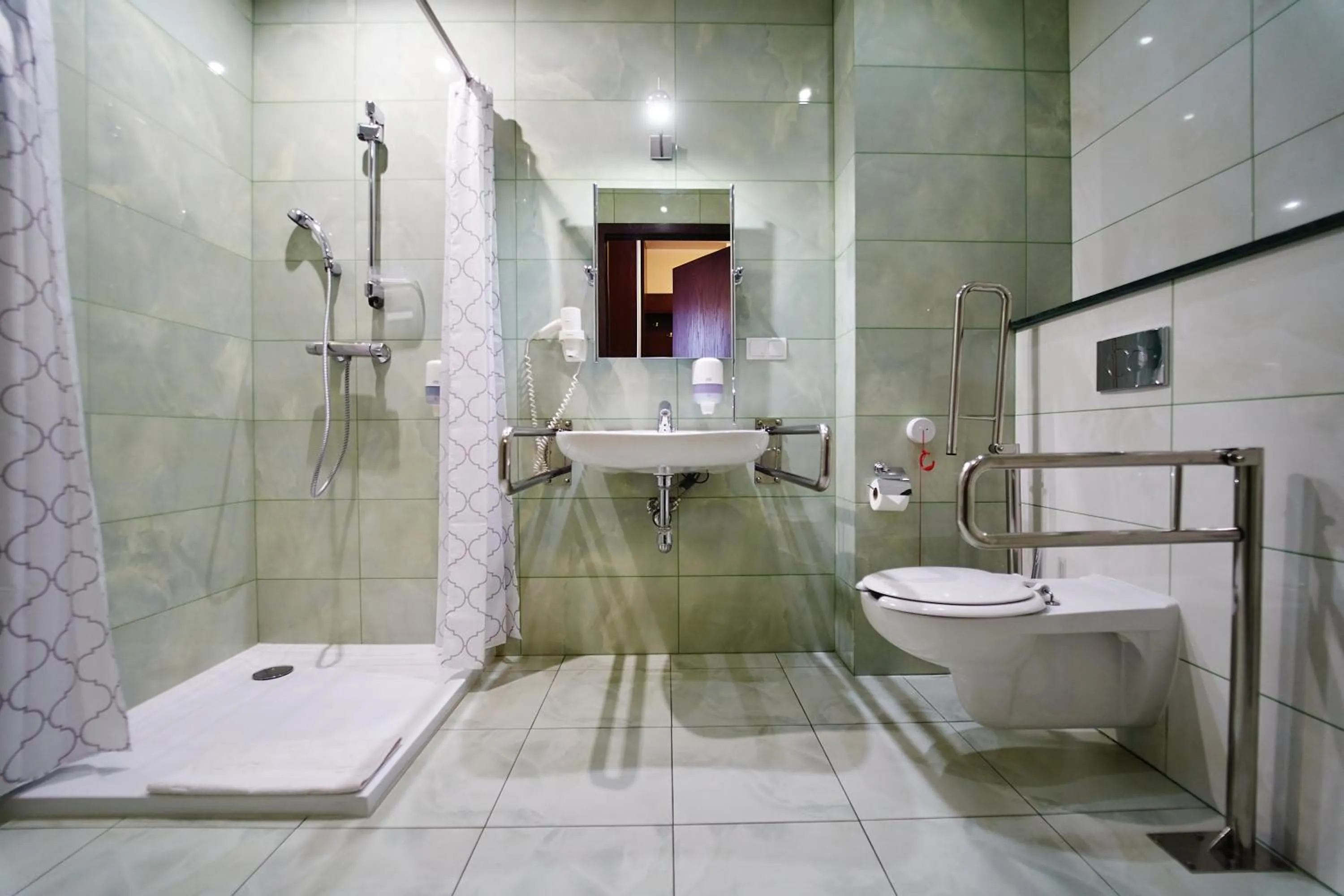 Facility for disabled guests in Hotel Szyszko