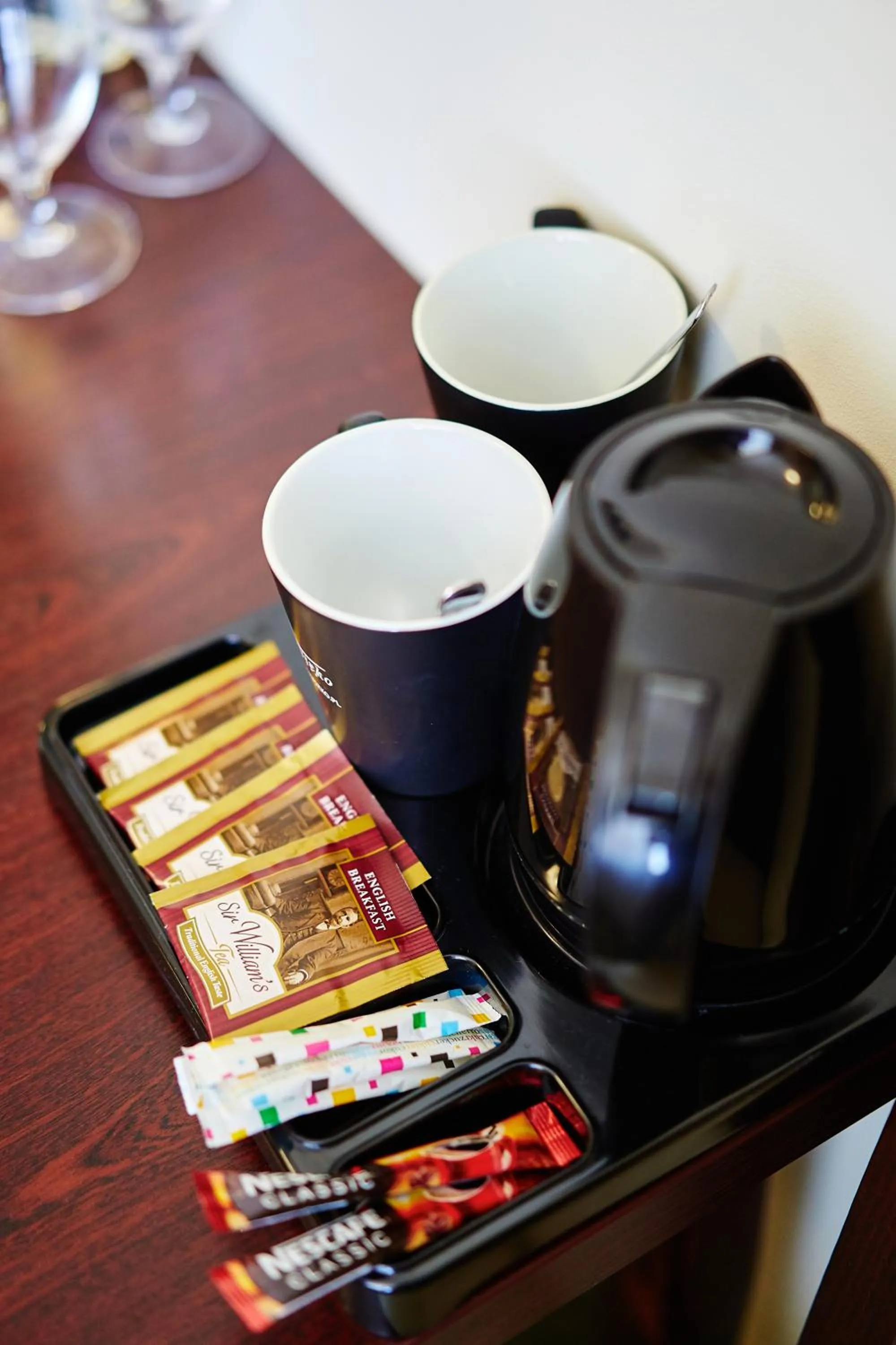 Coffee/tea facilities in Hotel Szyszko