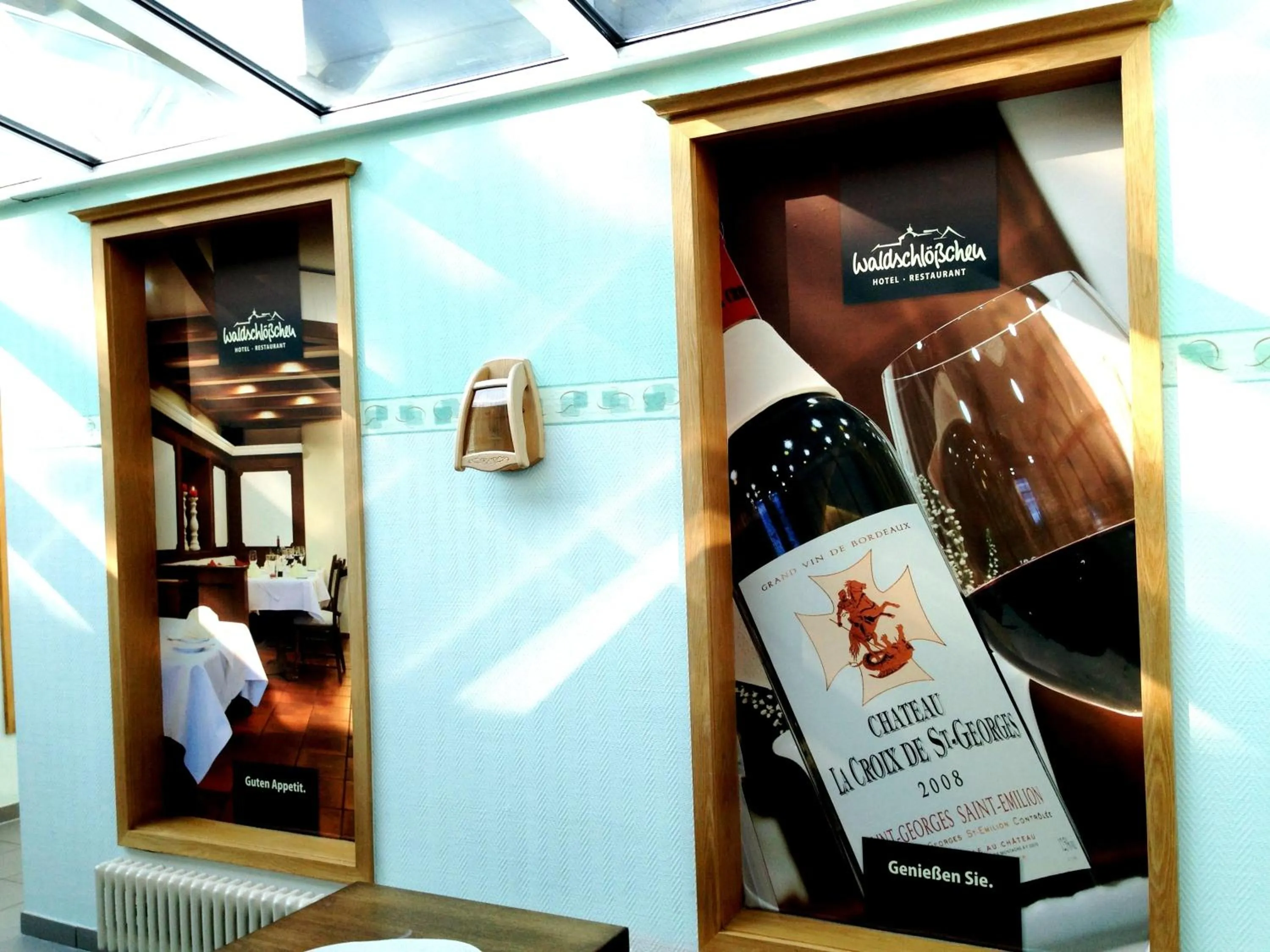 Decorative detail in Hotel Waldschlösschen