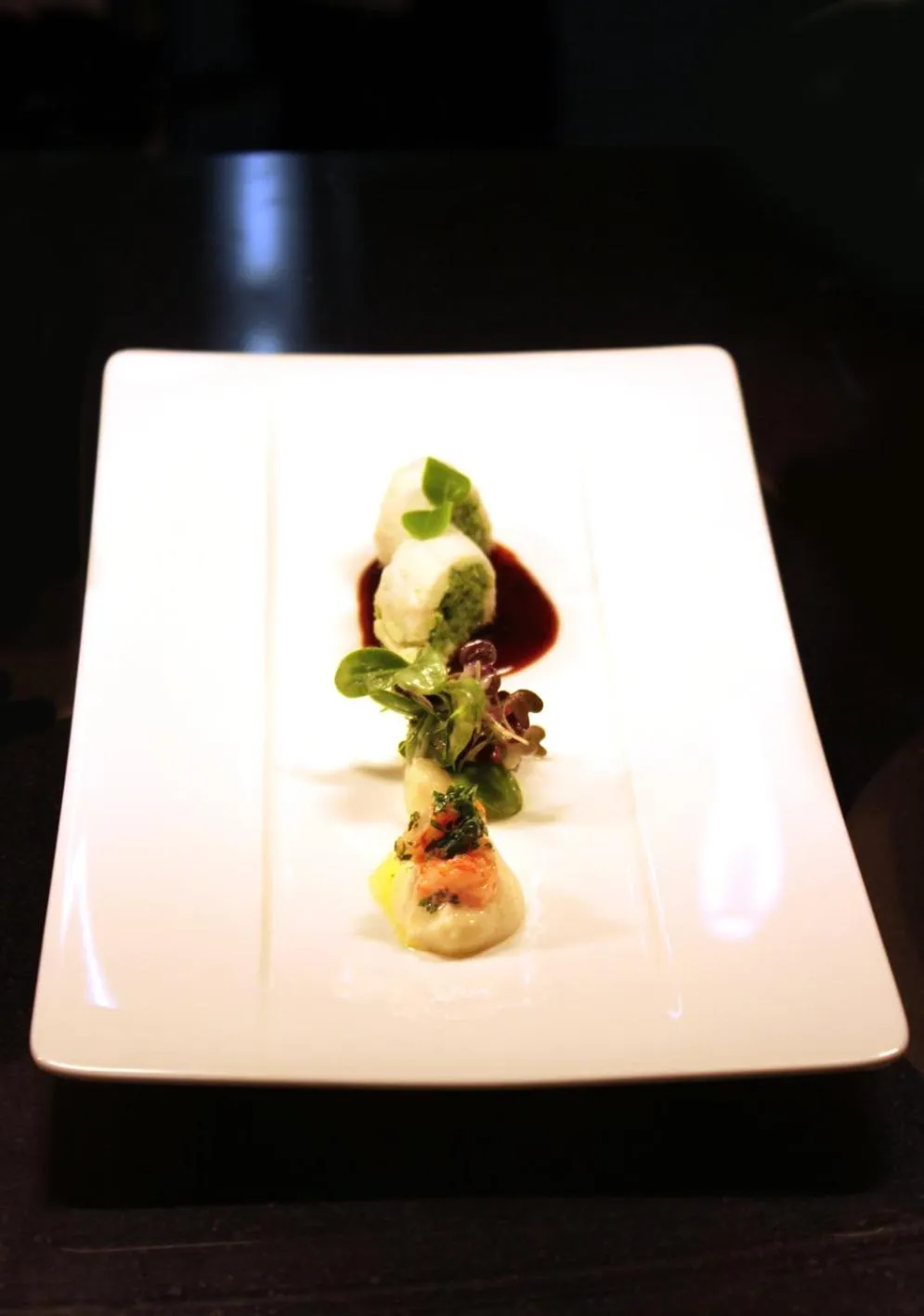 Food close-up in Hotel Restaurant Am Kring