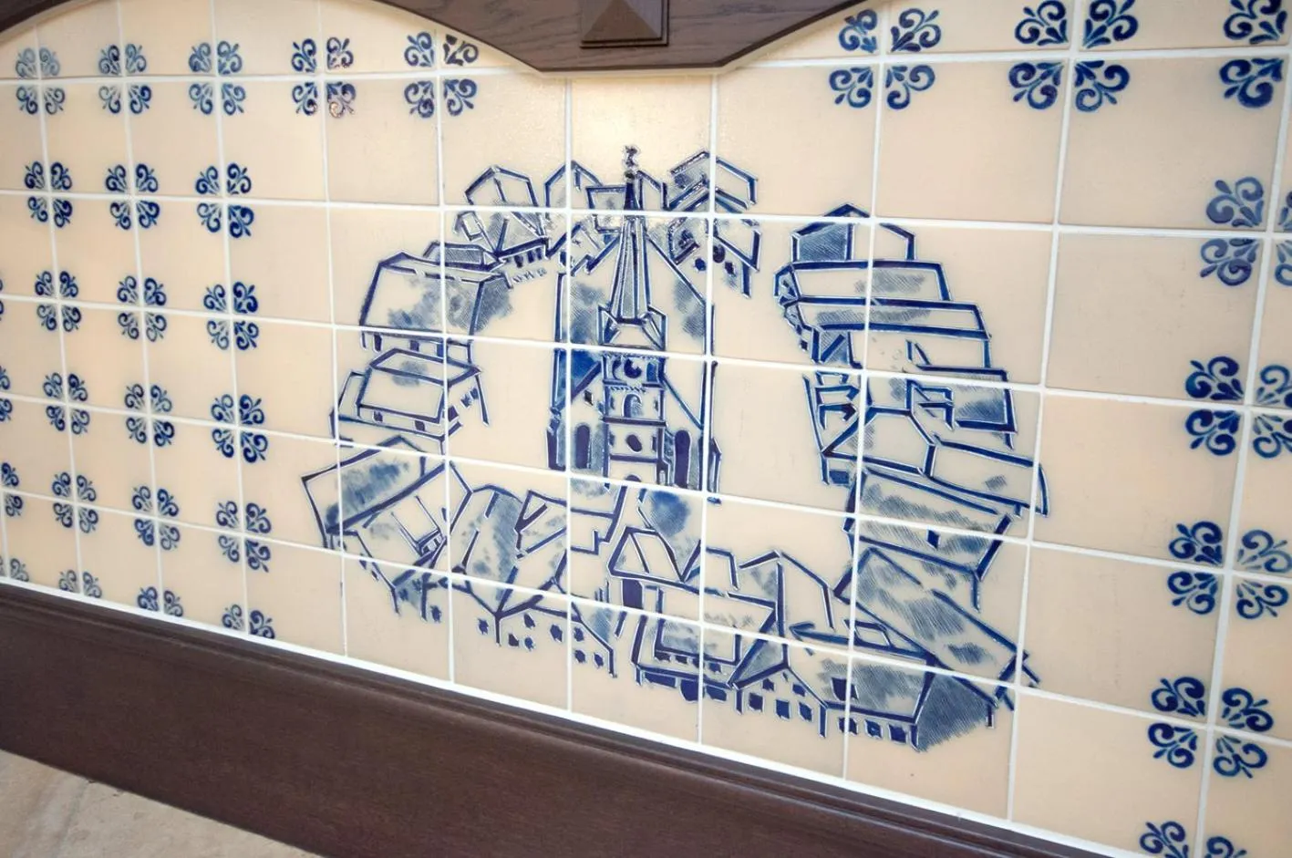 Decorative detail in Hotel Restaurant Am Kring