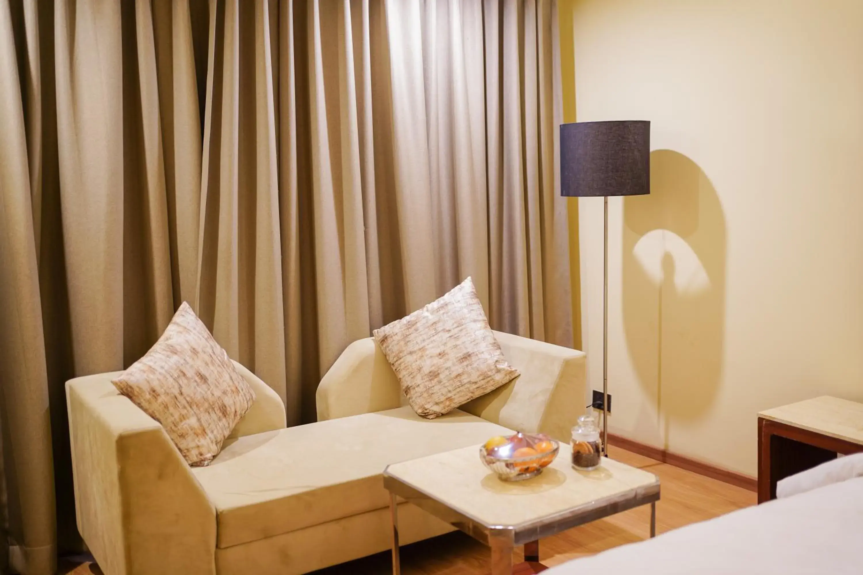 View (from property/room), Bed in Babylon Capital View (from property/room), Bed in Babylon Capital