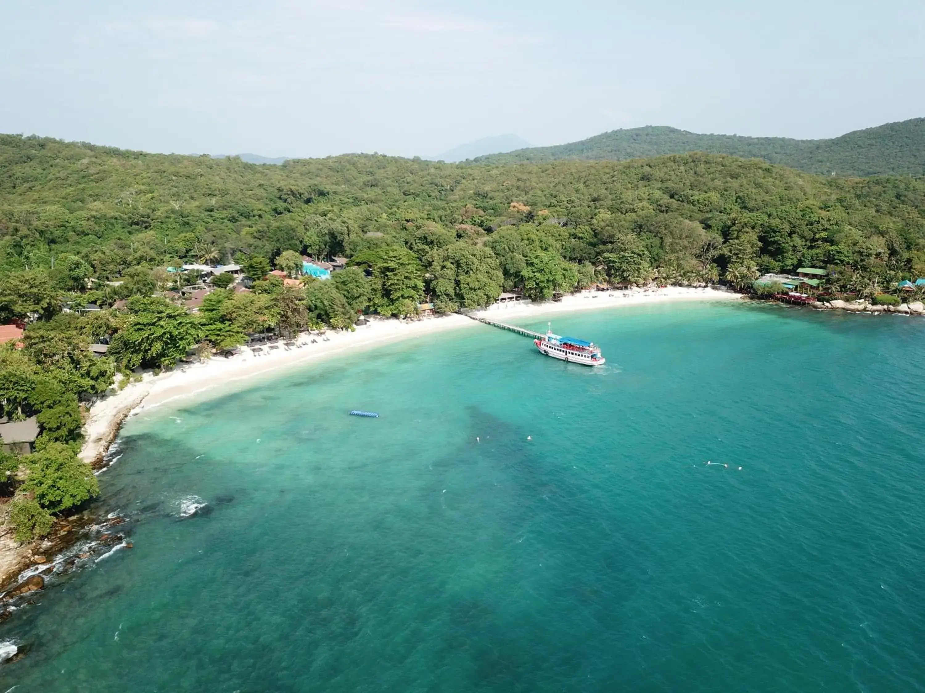 Bird's eye view in Samed Tropical Resort Bird's eye view in Samed Tropical Resort