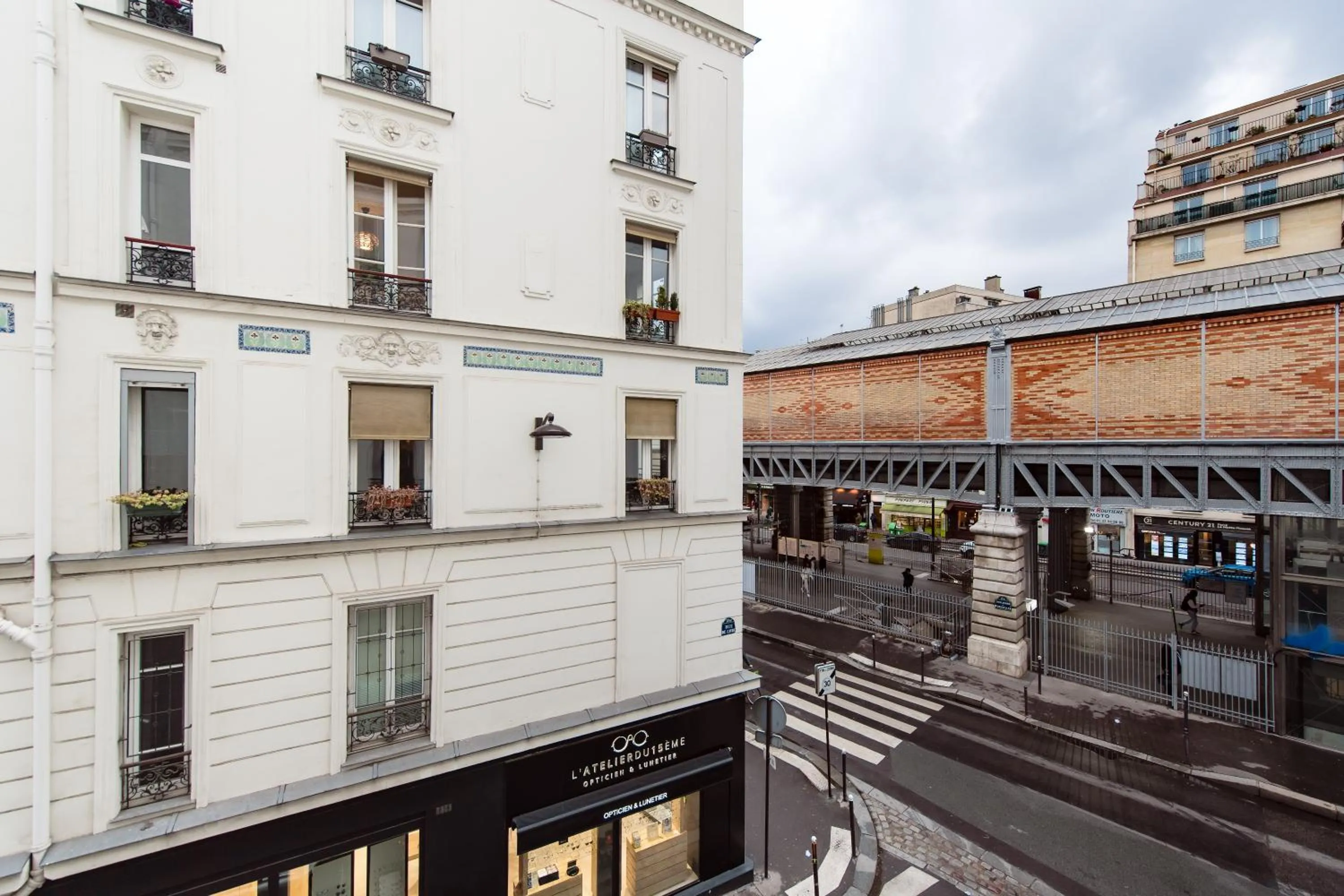 View (from property/room) in Hotel Bleu de Grenelle - Tour Eiffel