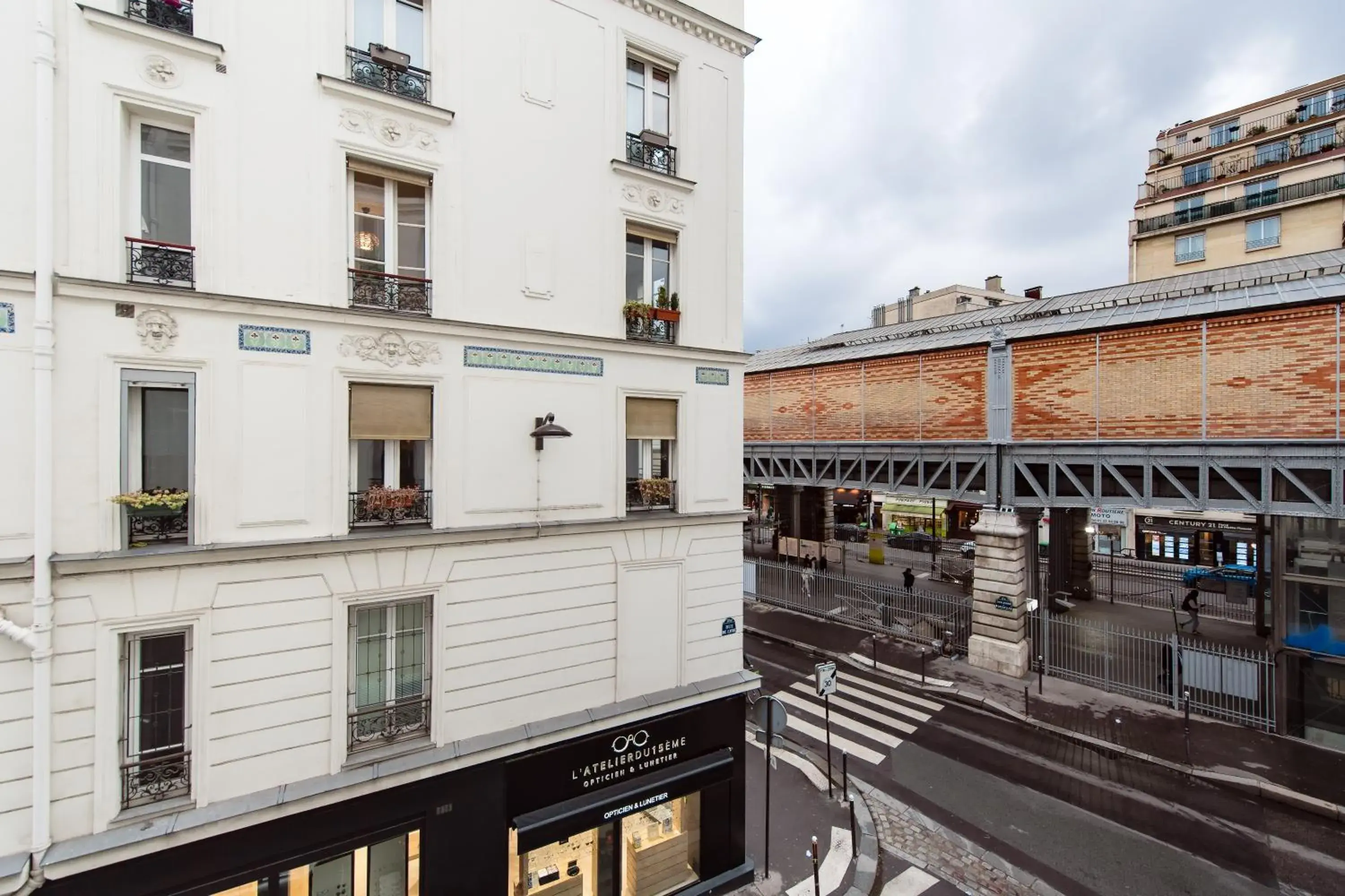 View (from property/room) in Hotel Bleu de Grenelle - Tour Eiffel View (from property/room) in Hotel Bleu de Grenelle - Tour Eiffel