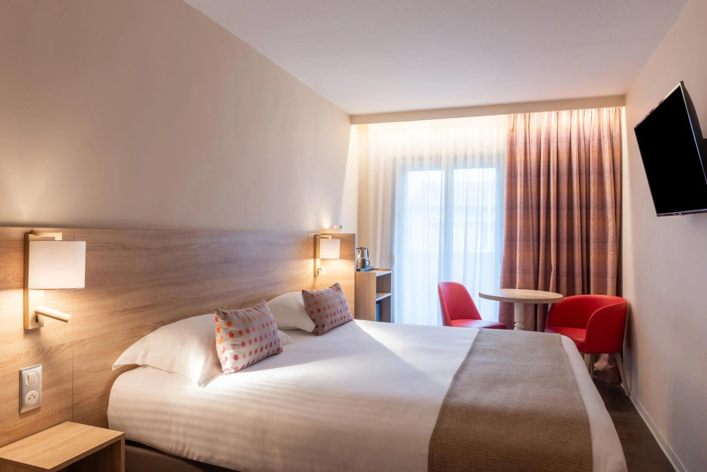 Bed in Hôtel L'Empreinte