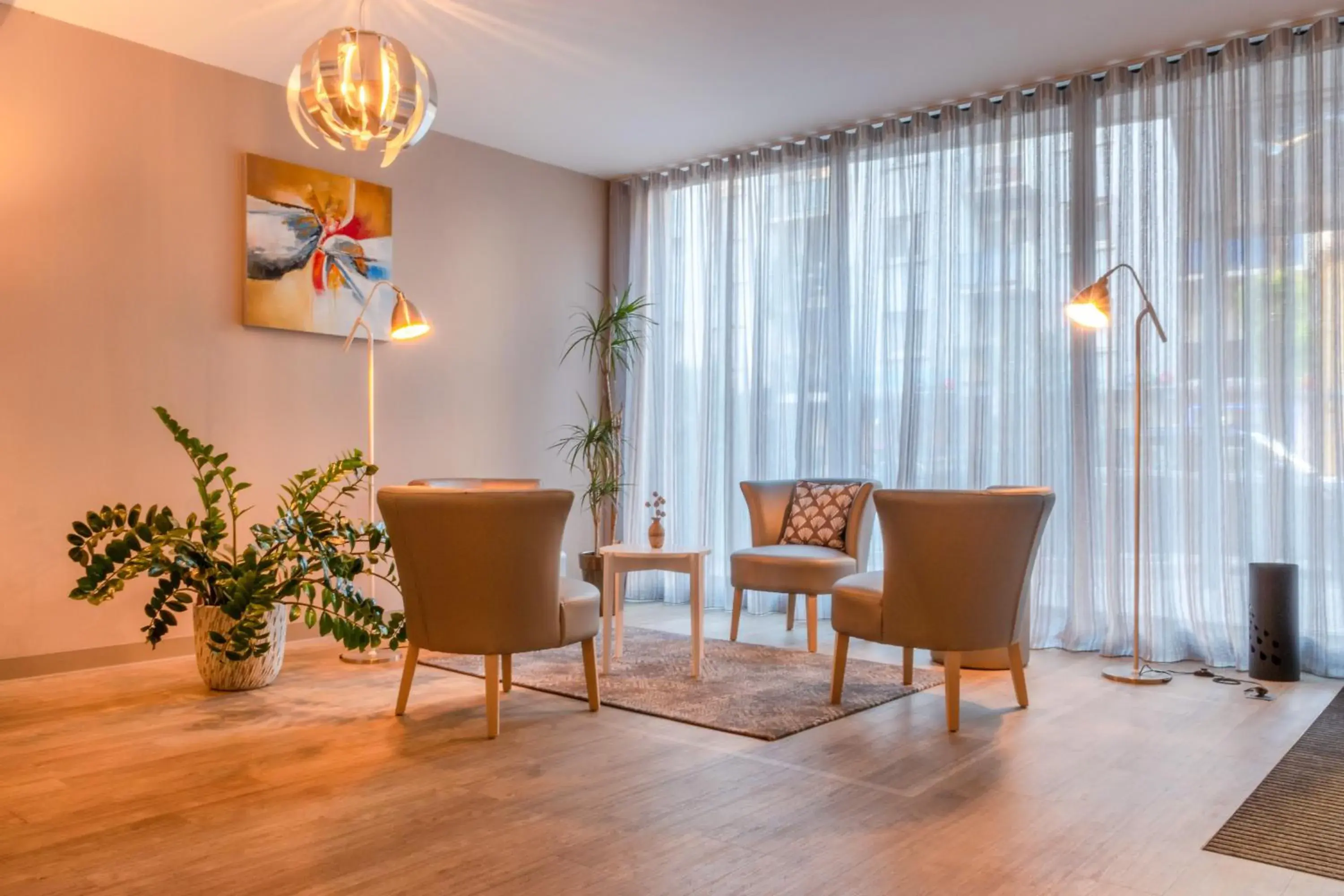 Lobby or reception in Hôtel L'Empreinte Lobby or reception in Hôtel L'Empreinte