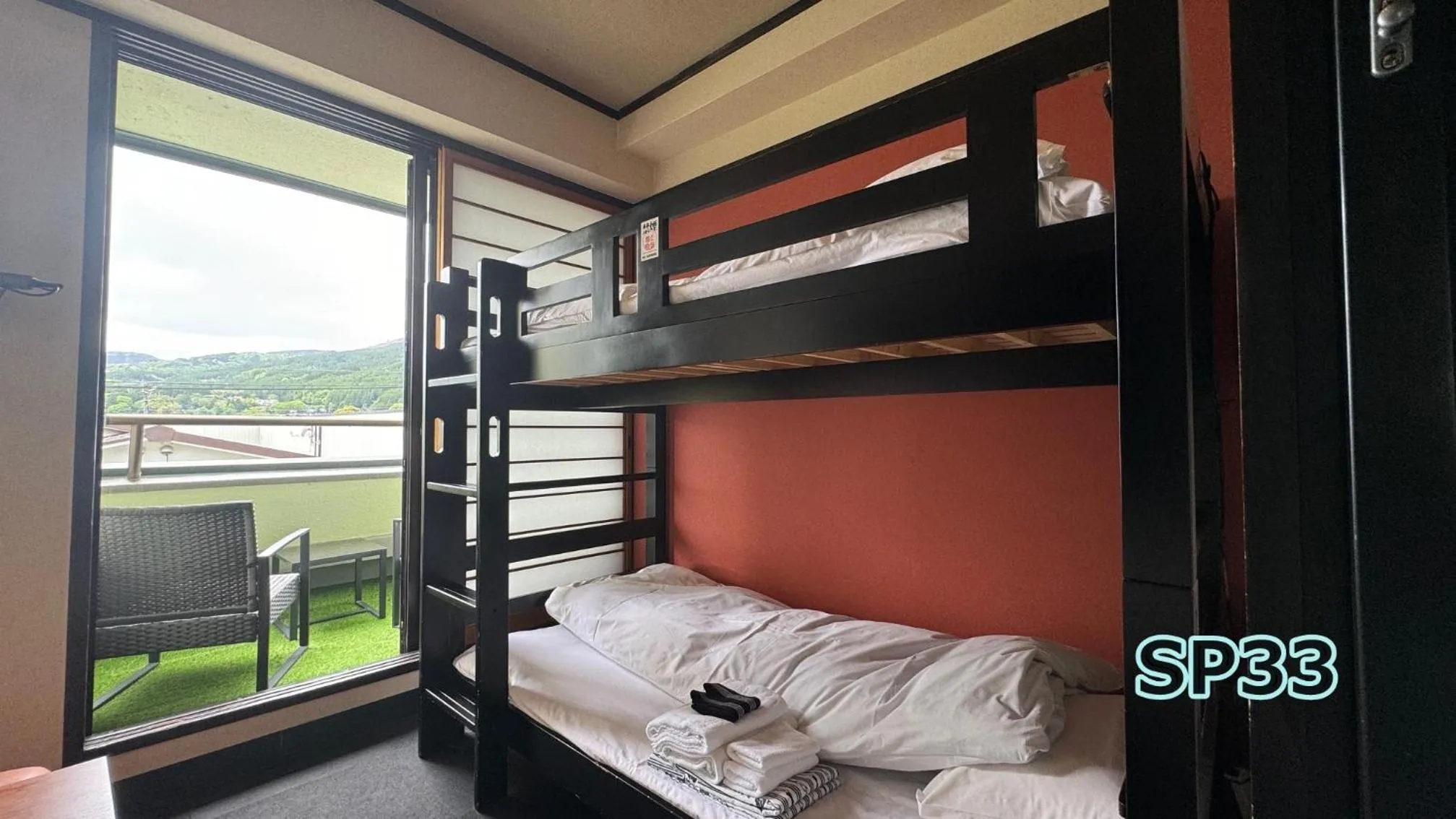 Bed in Yufuin Akarinoyado