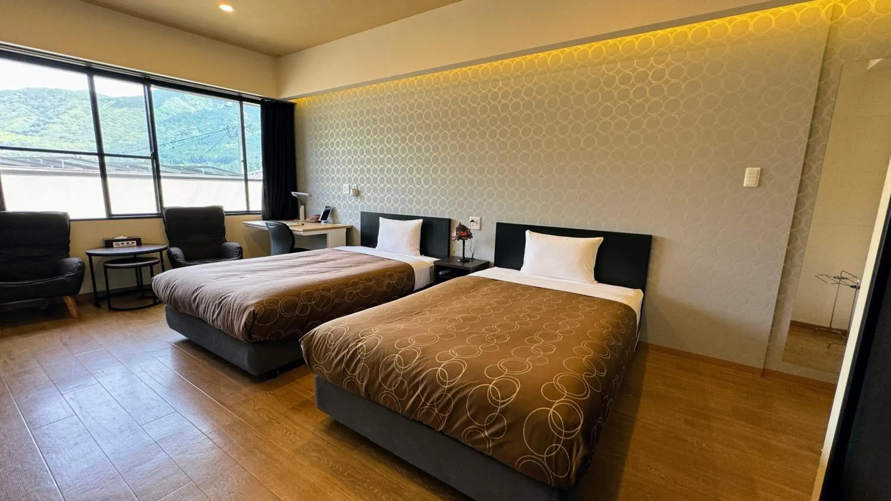 Twin Room with Small Kitchen 201,202 in Yufuin Akarinoyado Twin Room with Small Kitchen 201,202 in Yufuin Akarinoyado