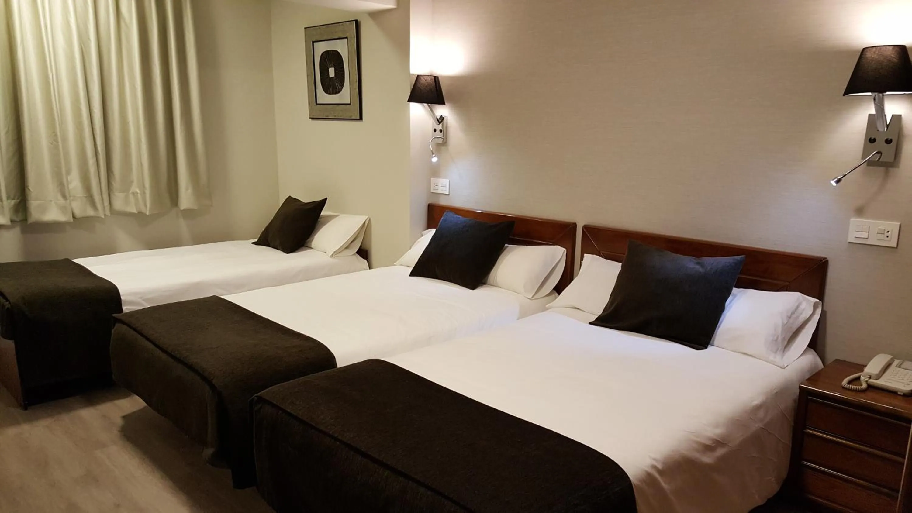 Bed in Hotel El Haya