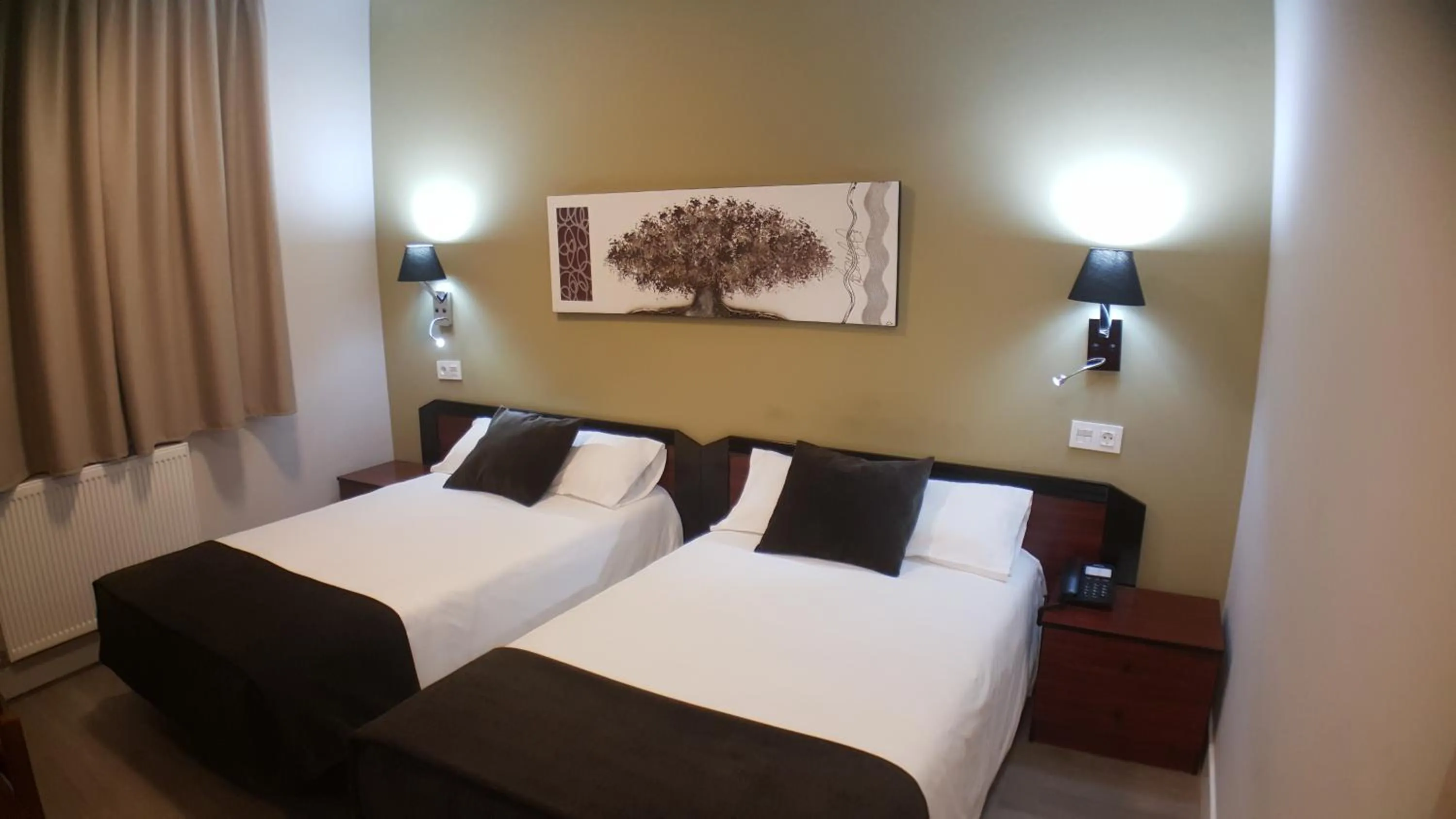 Bed in Hotel El Haya