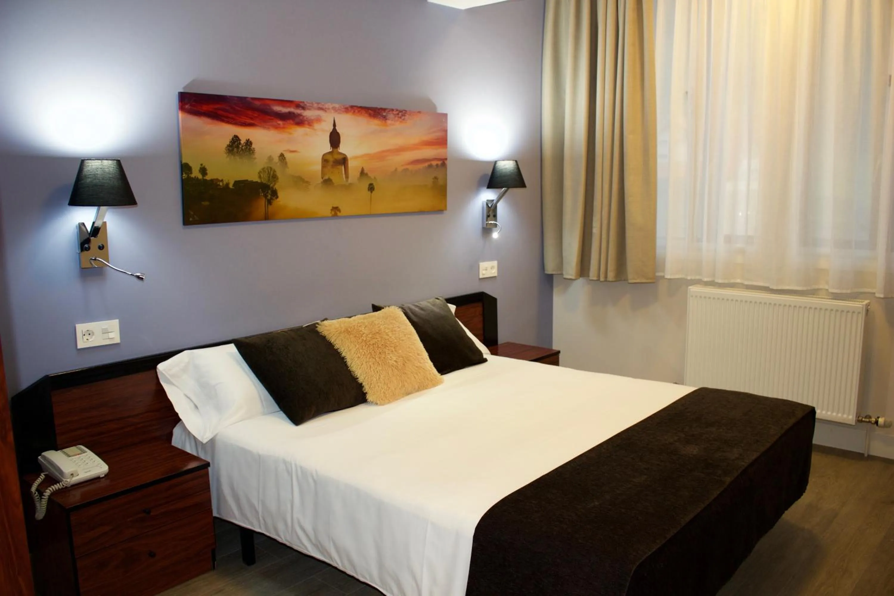 Bed in Hotel El Haya