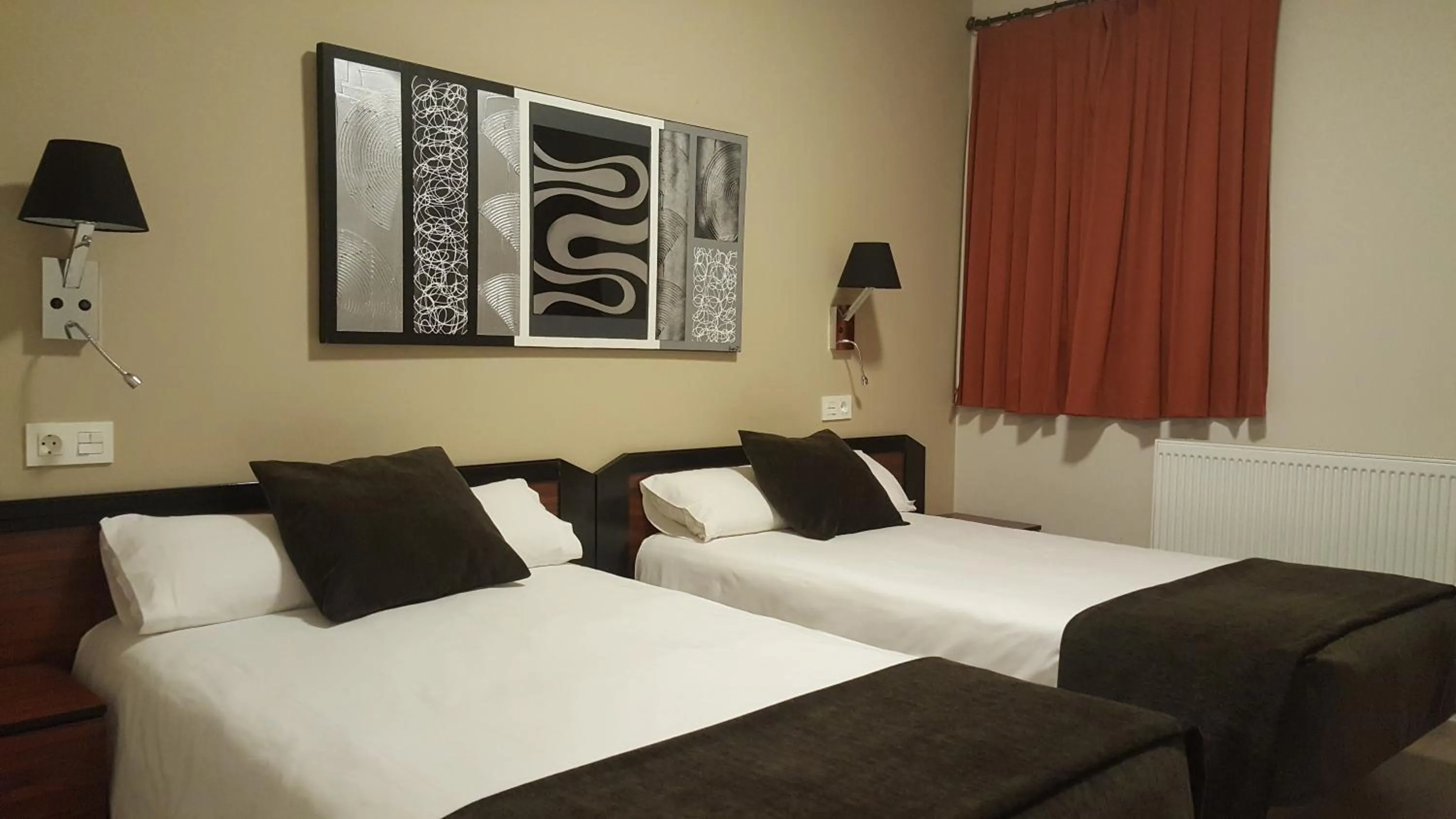 Bed in Hotel El Haya