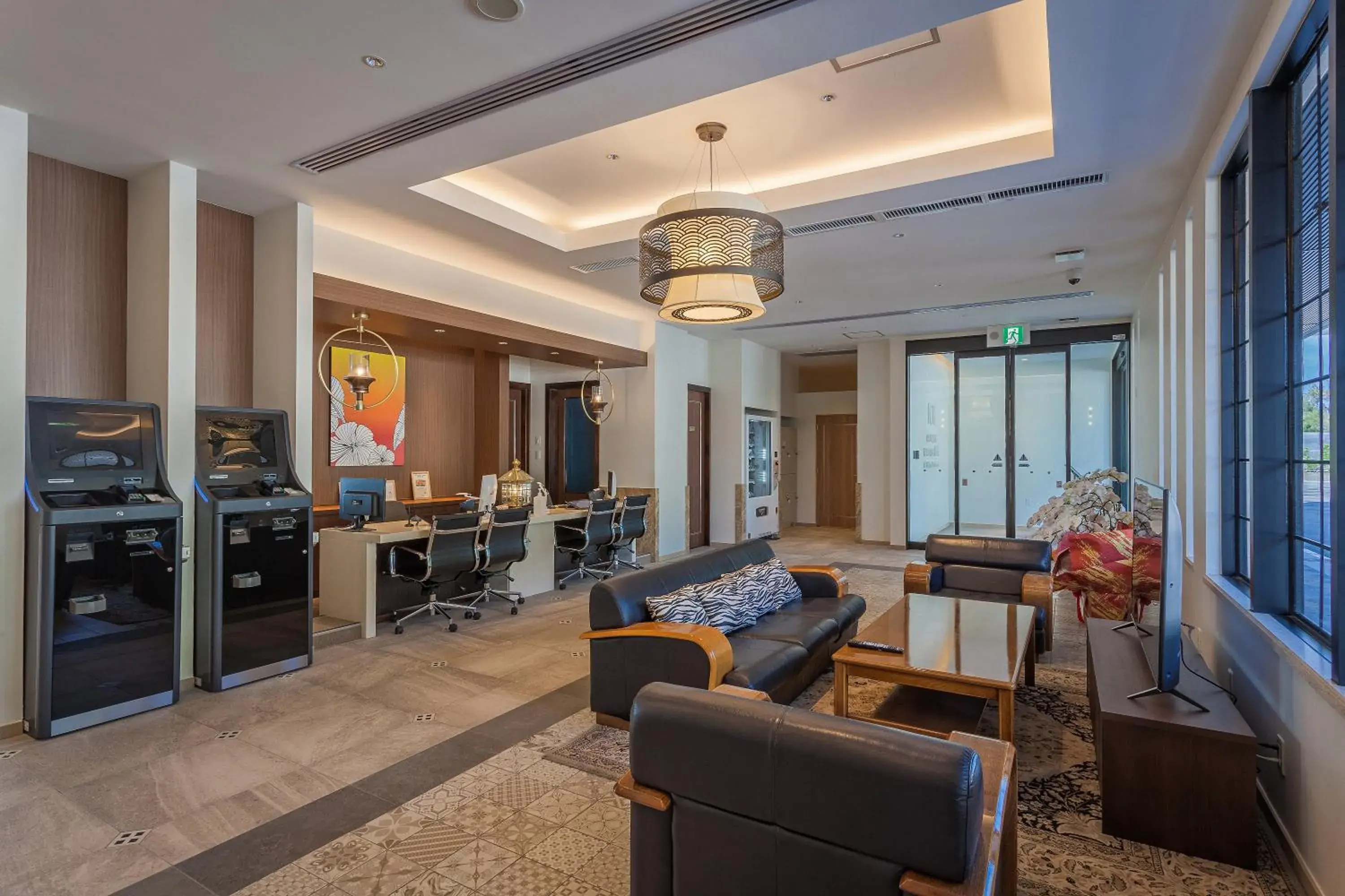 Lobby or reception in Kariyushi LCH. Resort Lobby or reception in Kariyushi LCH. Resort