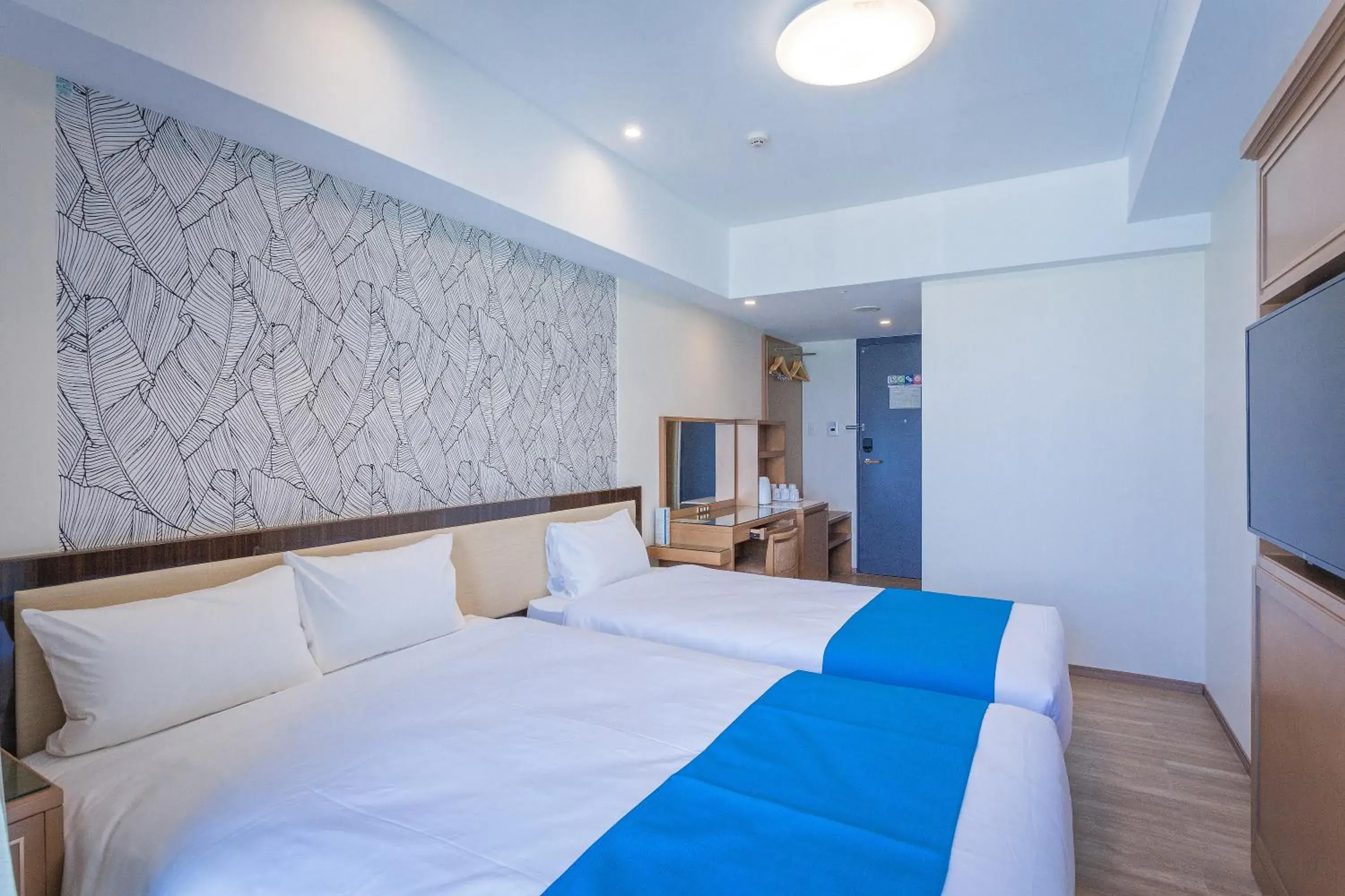 Bed in Kariyushi LCH. Resort Bed in Kariyushi LCH. Resort