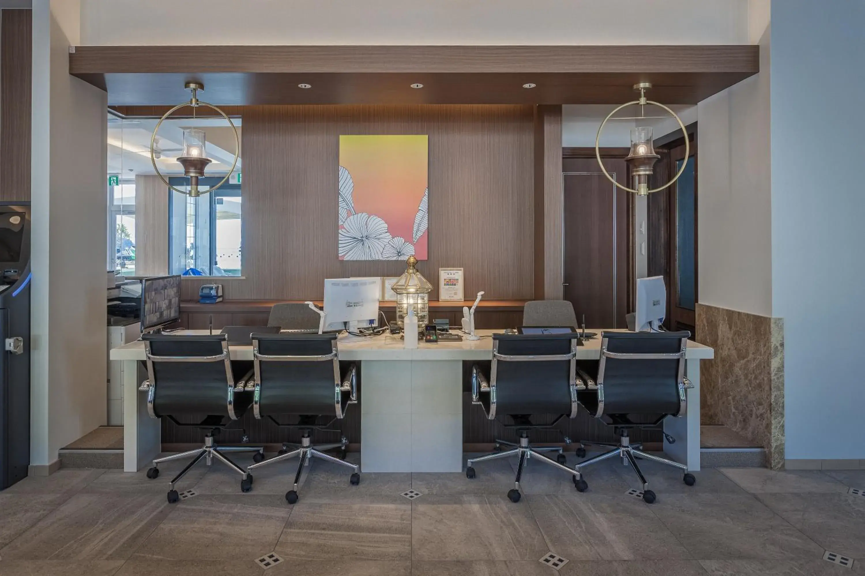 Lobby or reception in Kariyushi LCH. Resort Lobby or reception in Kariyushi LCH. Resort