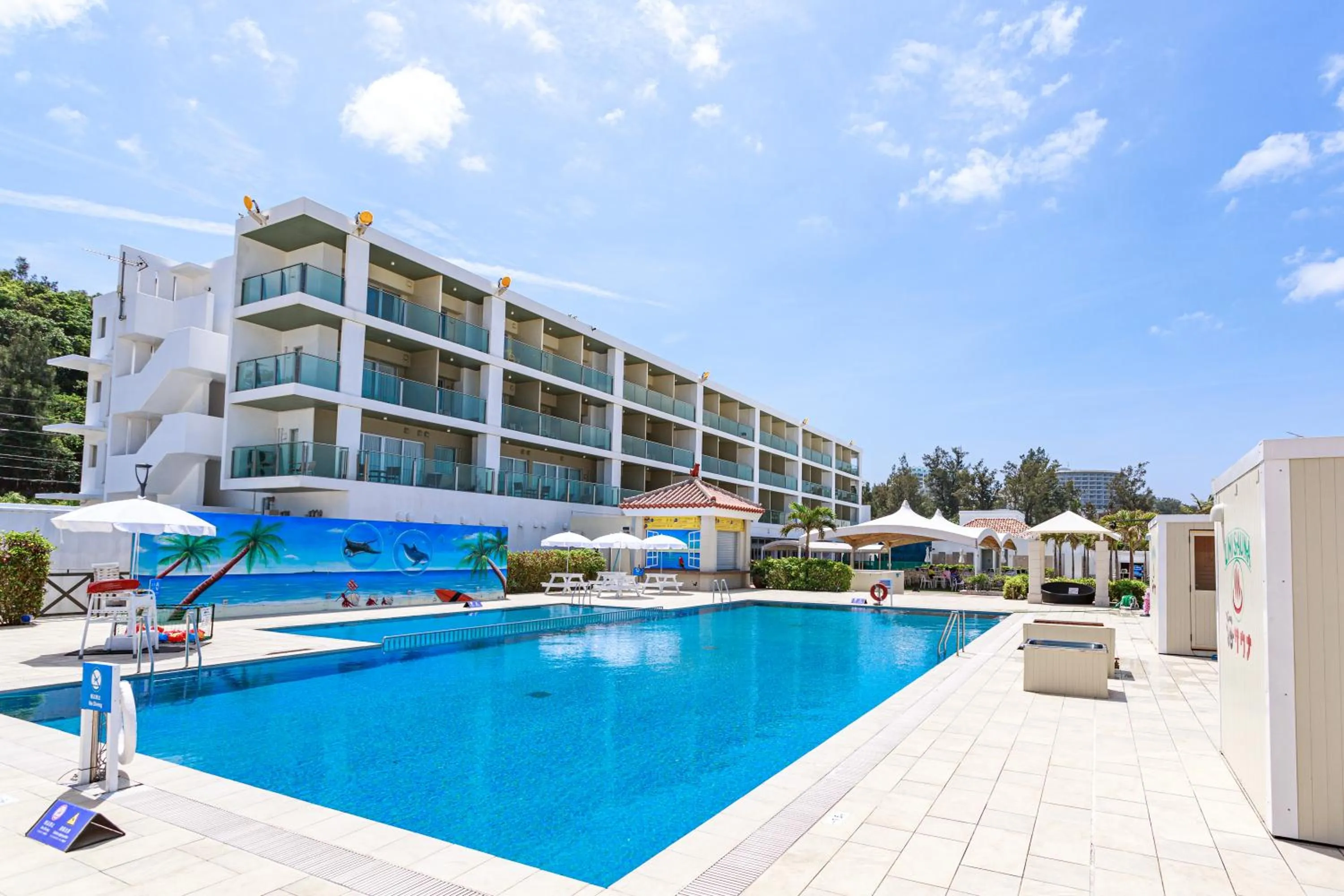 Property building in Kariyushi LCH. Resort