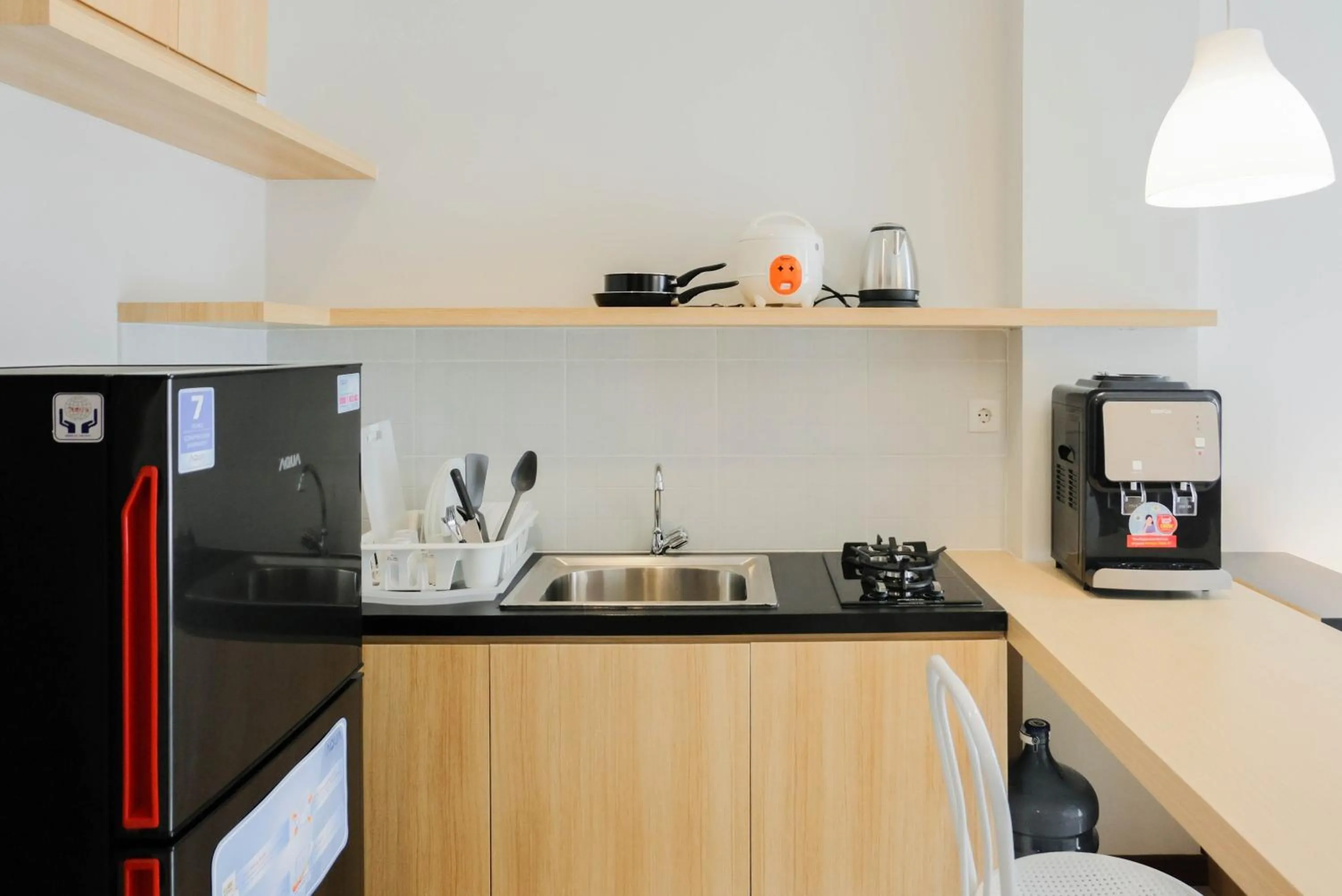 Homey and Simple 1BR at Asatti Apartment By Travelio