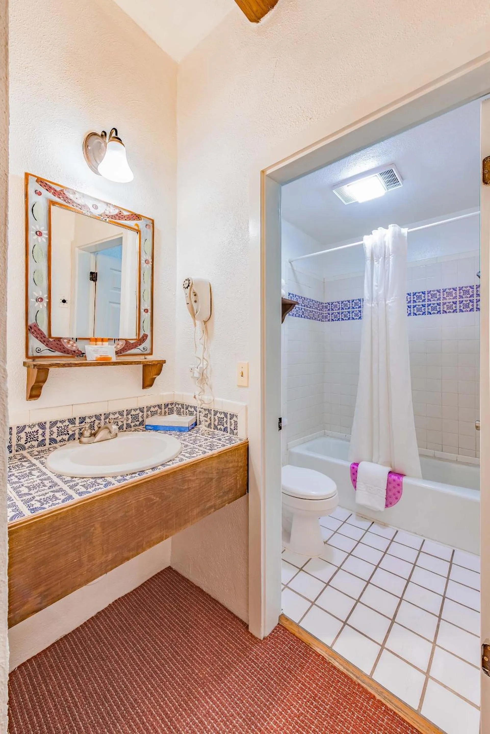 Bathroom in The Historic Taos Inn