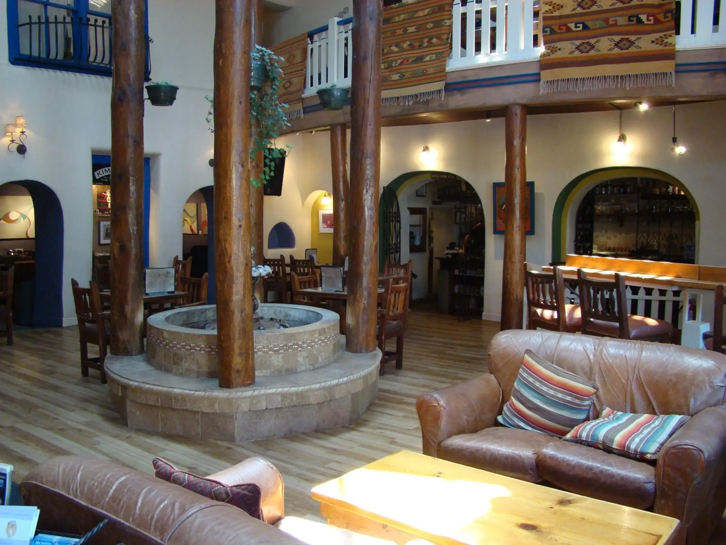 Lobby or reception in The Historic Taos Inn Lobby or reception in The Historic Taos Inn