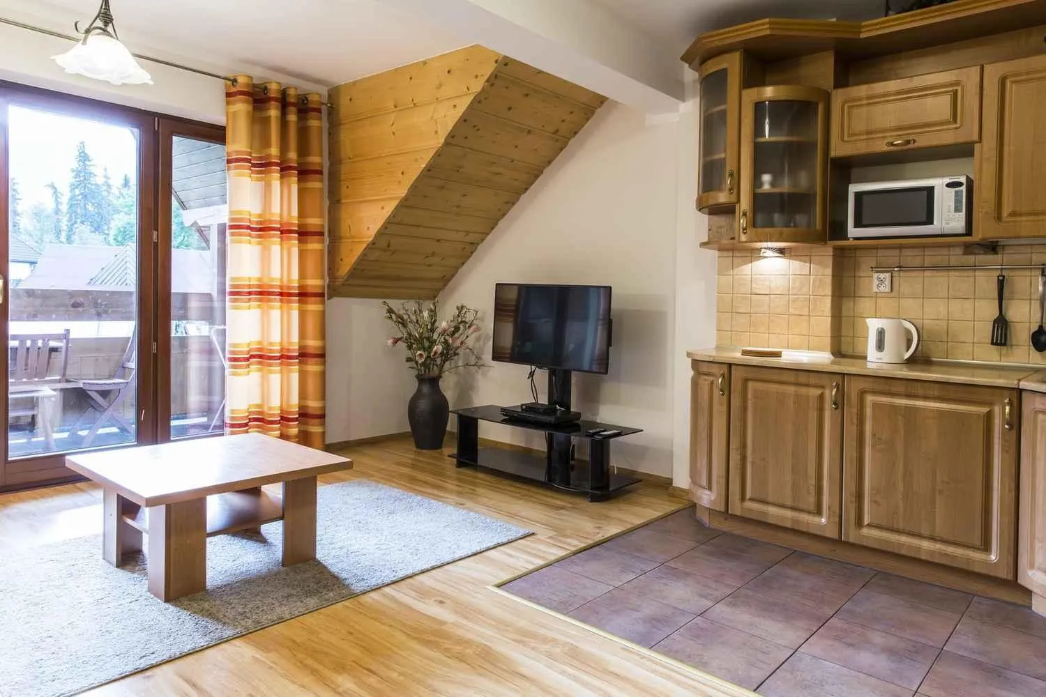 Communal lounge/ TV room in Apartament Giewont