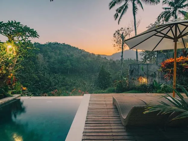 Garden view in The Sidemen Villa