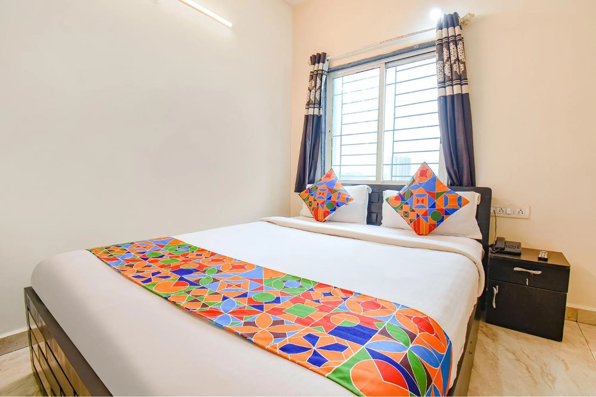 Photo of the whole room, Bed in Via Shivsai Palace - Nr Shree Krishna Temple