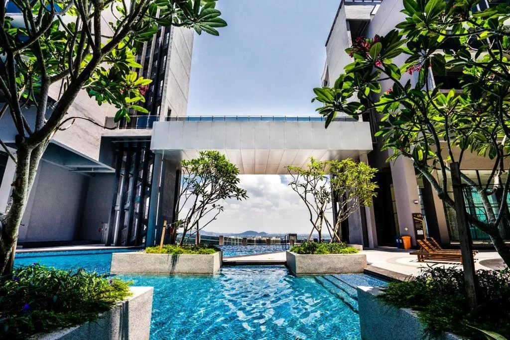 Pool view in Thermospace Imperio A-17-19 Melaka City