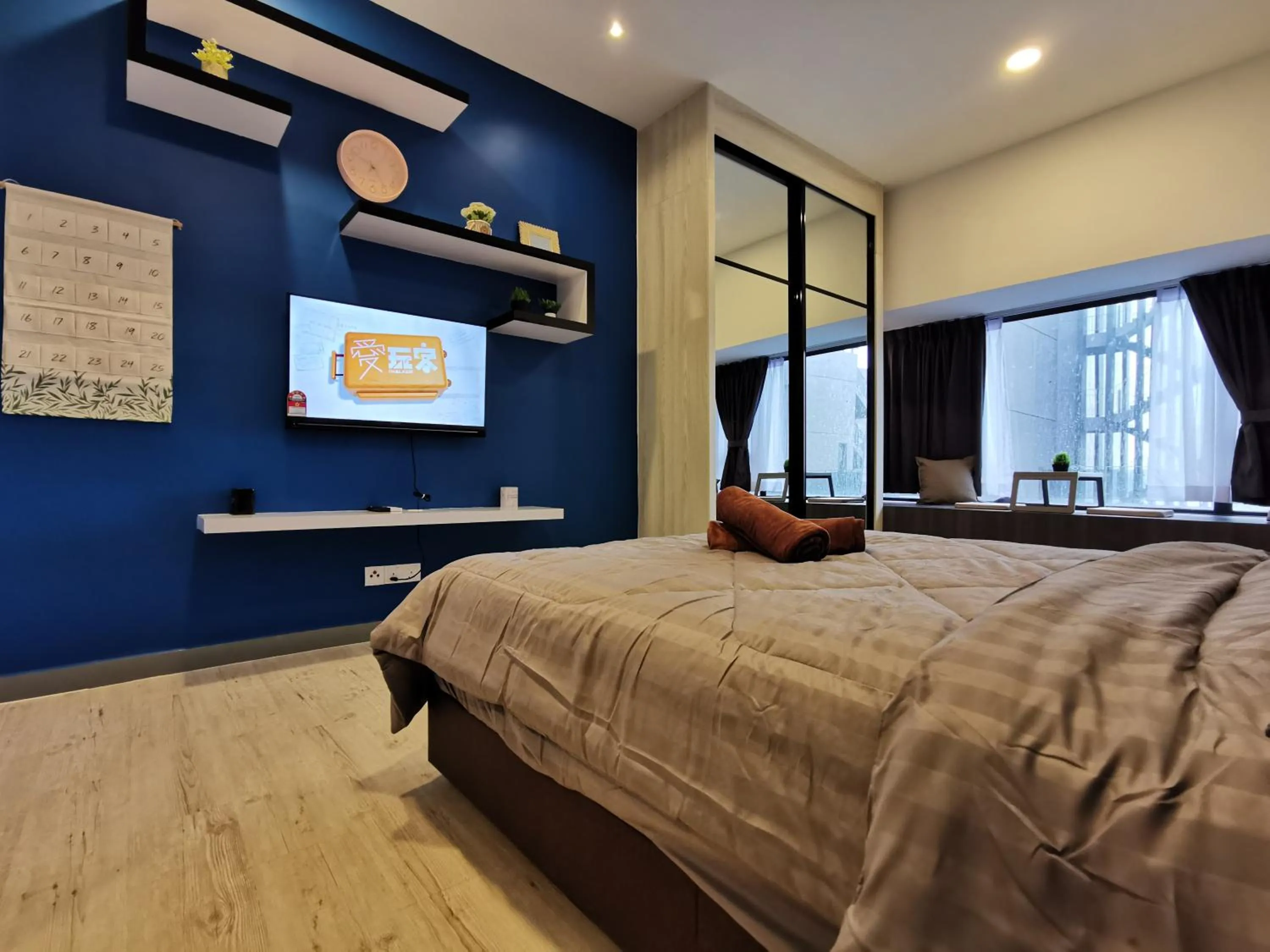 Bed in Thermospace Imperio A-17-19 Melaka City