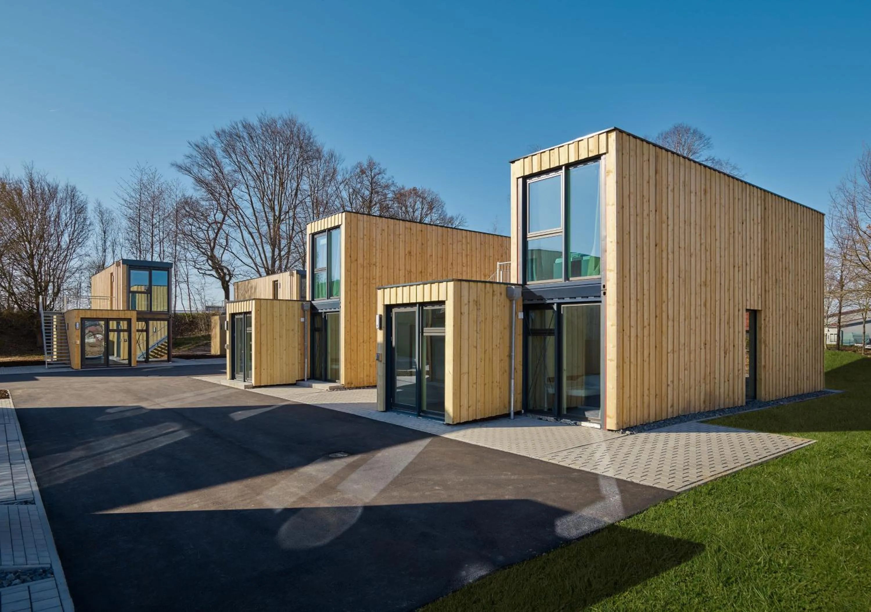 Modern ausgebauter Überseecontainer als Tiny House