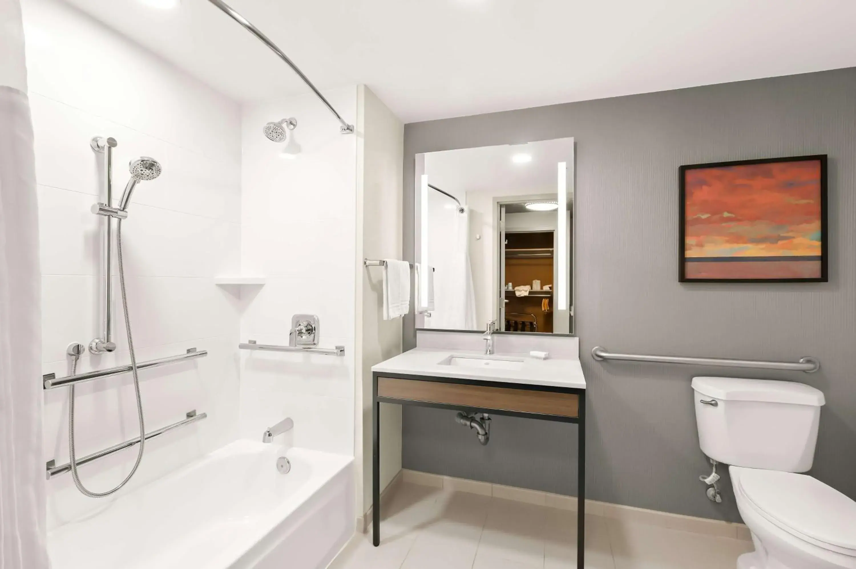 Bathroom in Hilton Garden Inn San Mateo Bathroom in Hilton Garden Inn San Mateo