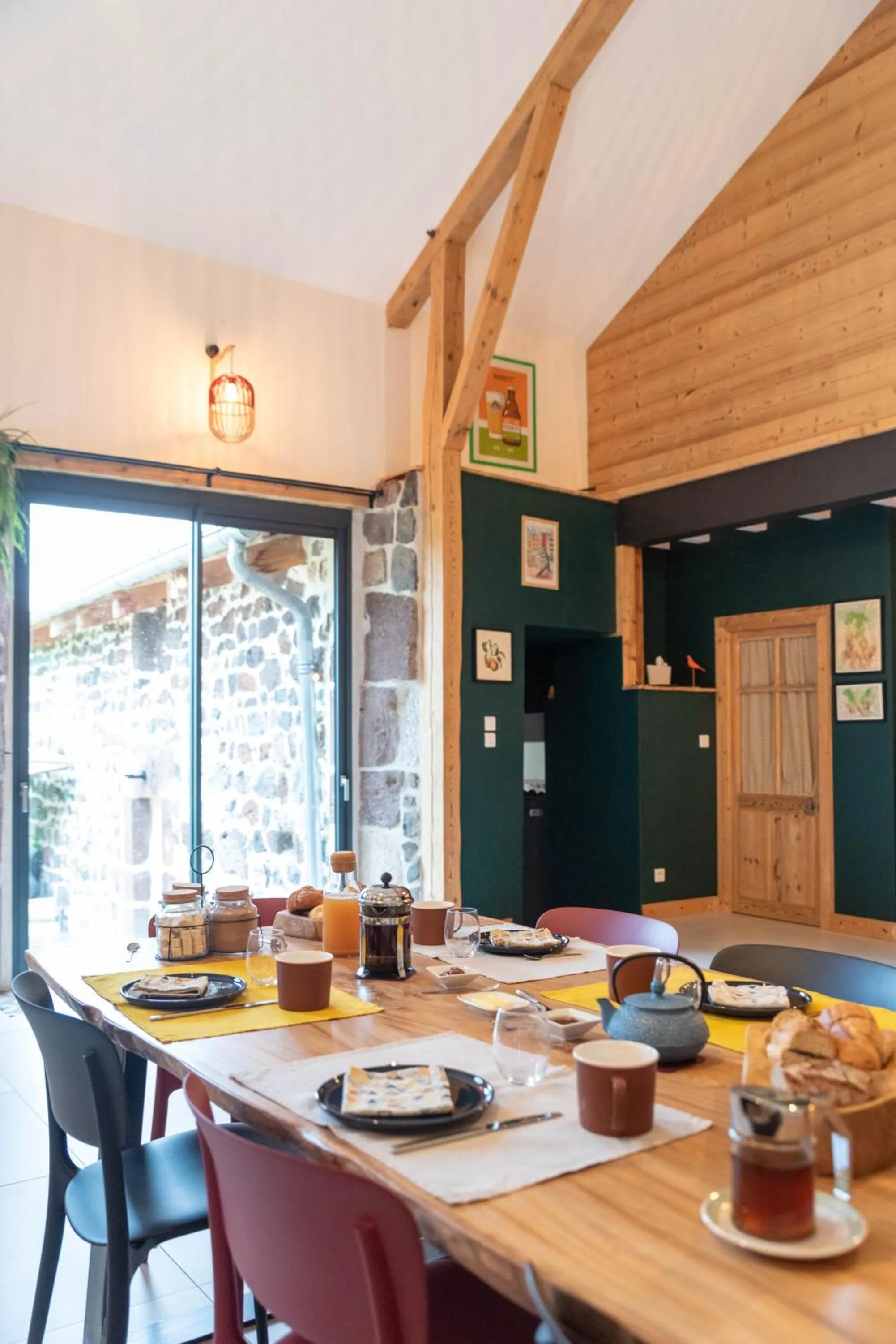 Continental breakfast in Les Balcons de la Terrasse