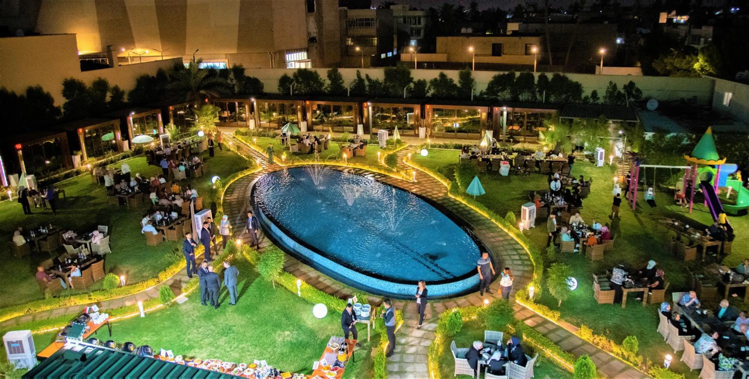 Garden in Coral Palace Hotel