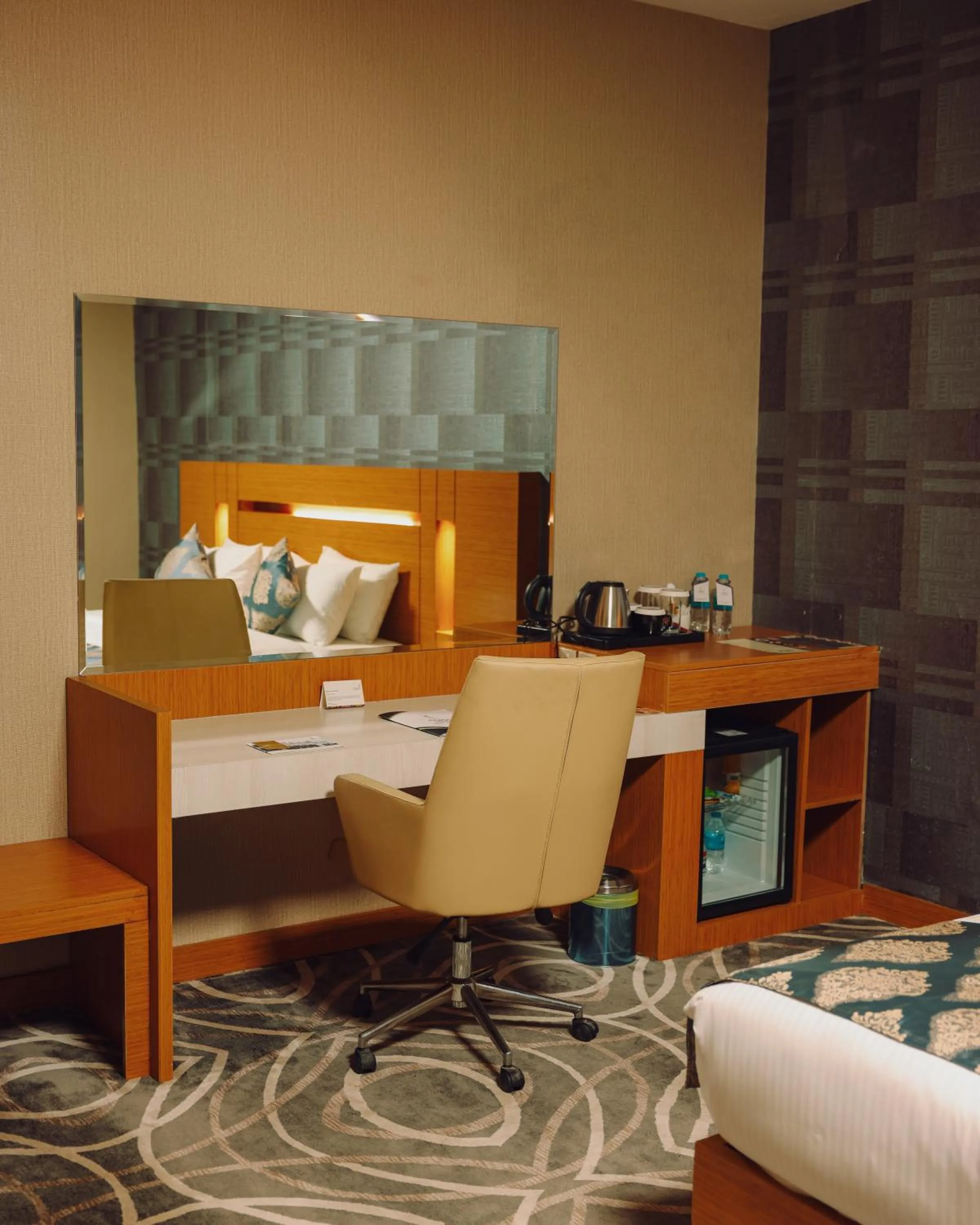 Bed in Coral Palace Hotel