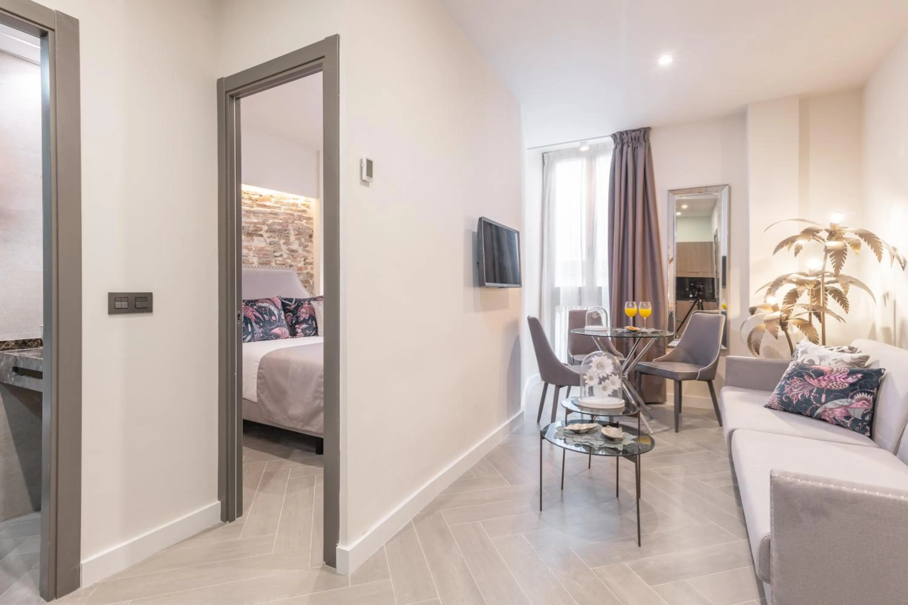 Decorative detail, Bed in Spa del Palacete