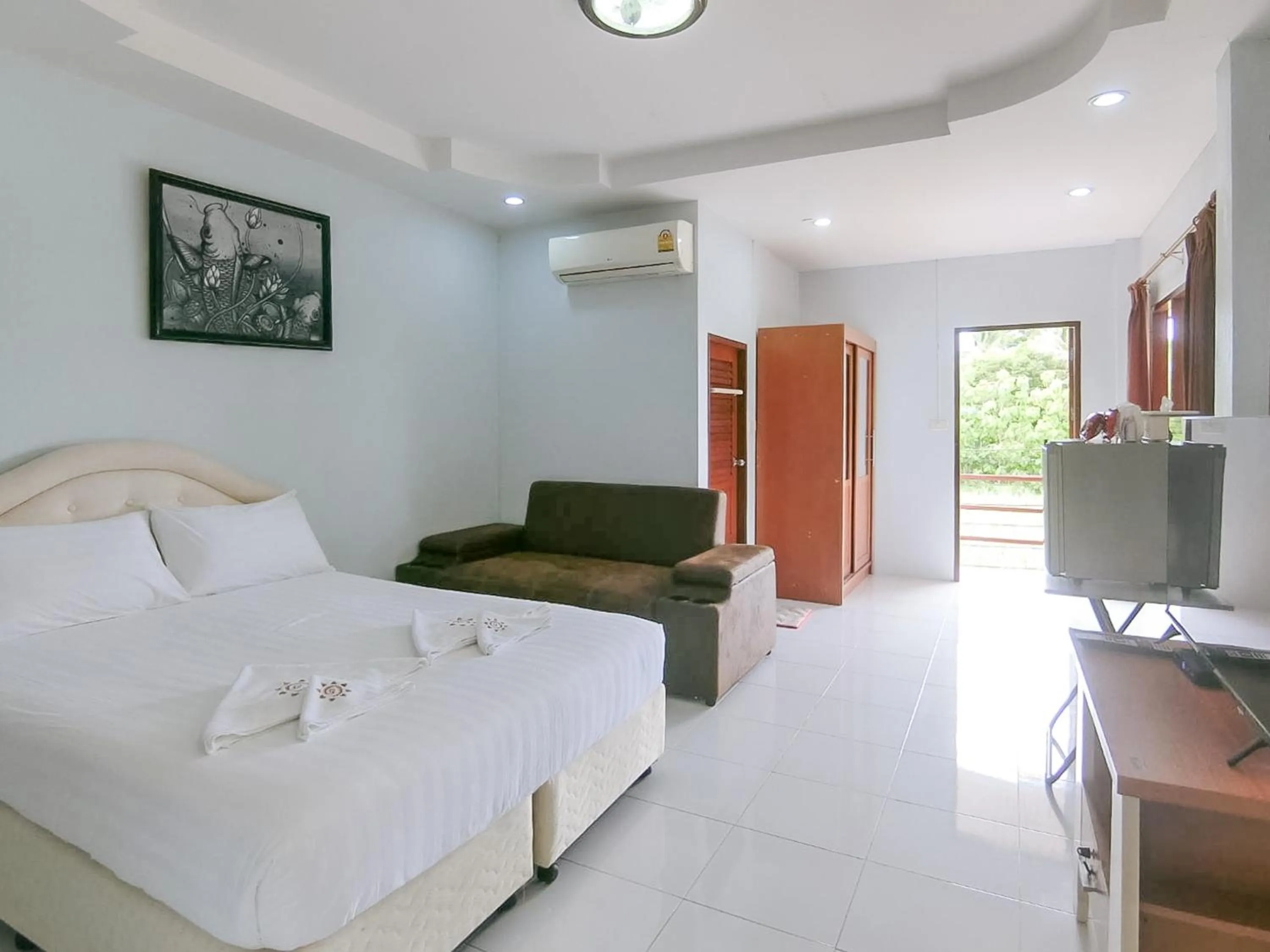 Bed in AURA Park Resort