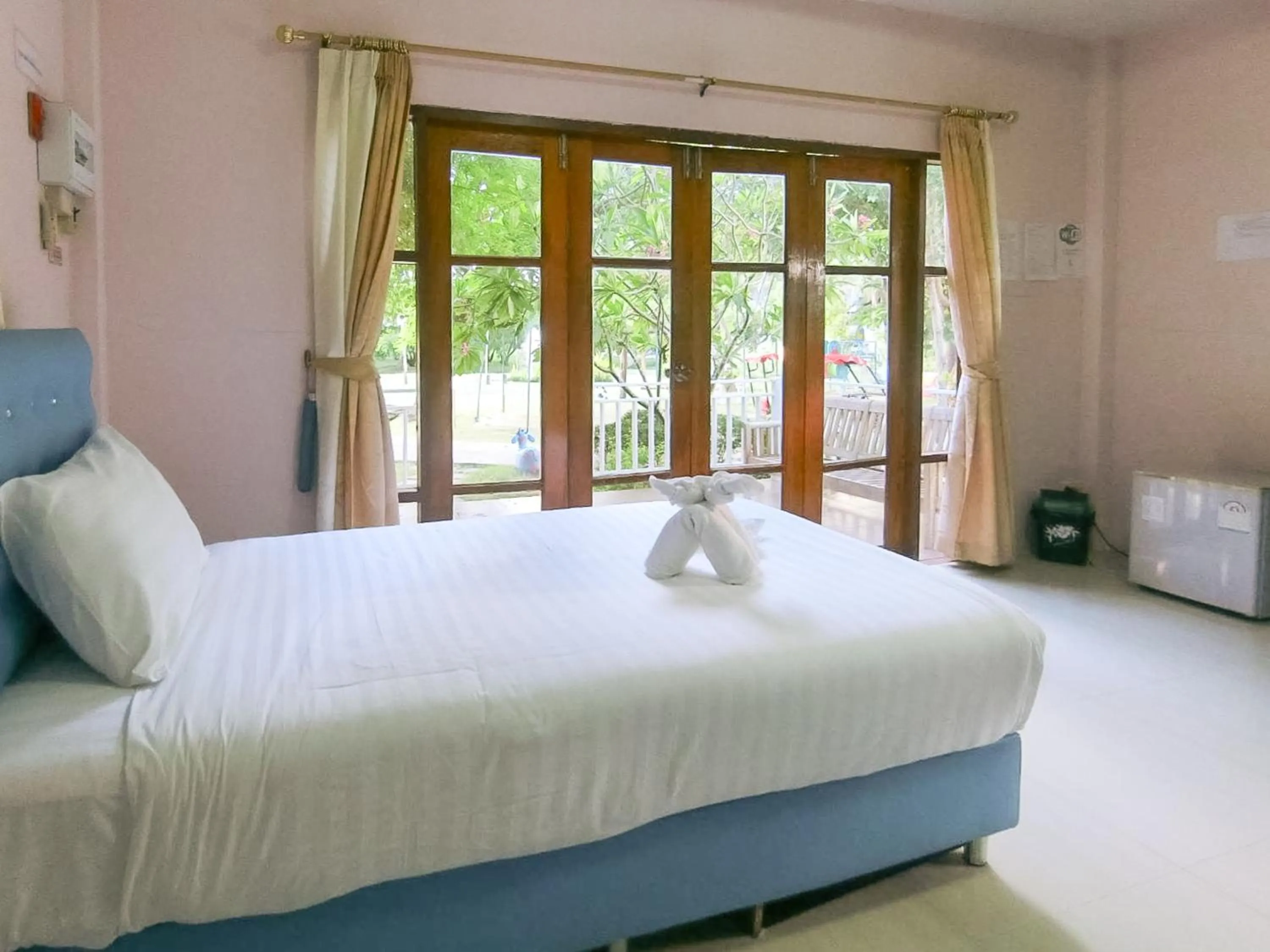 Bed in AURA Park Resort