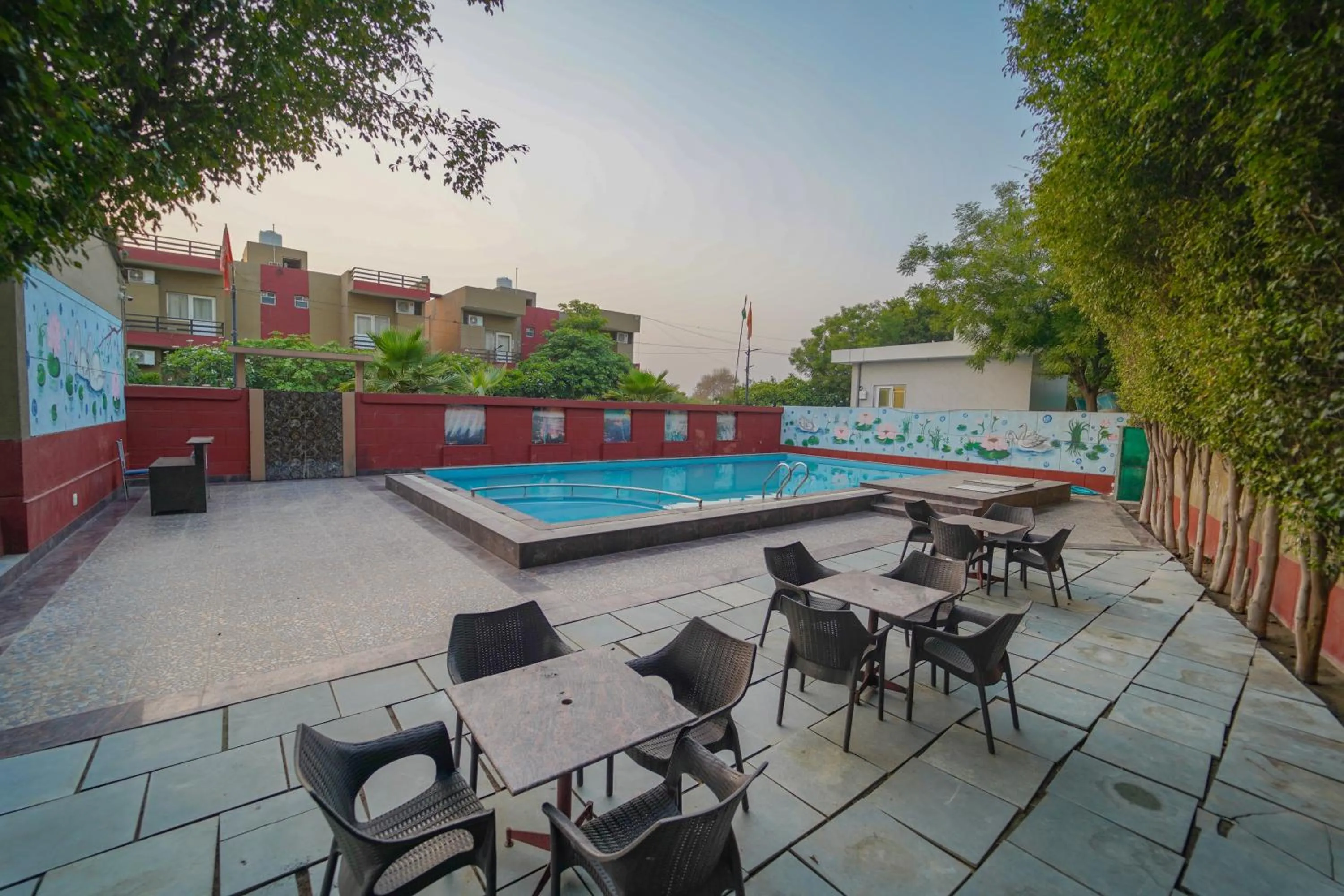 Swimming pool in Vrinda Anandam Resort