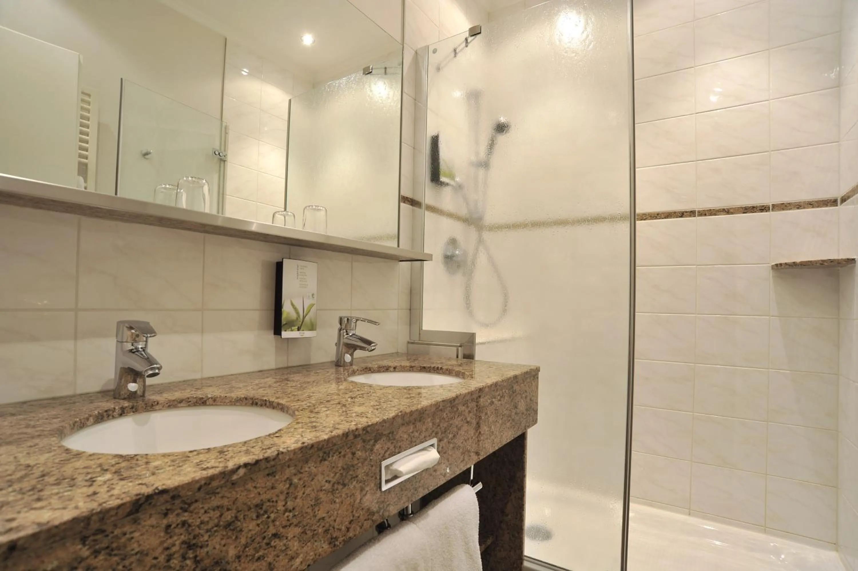 Shower in Hotel Concorde